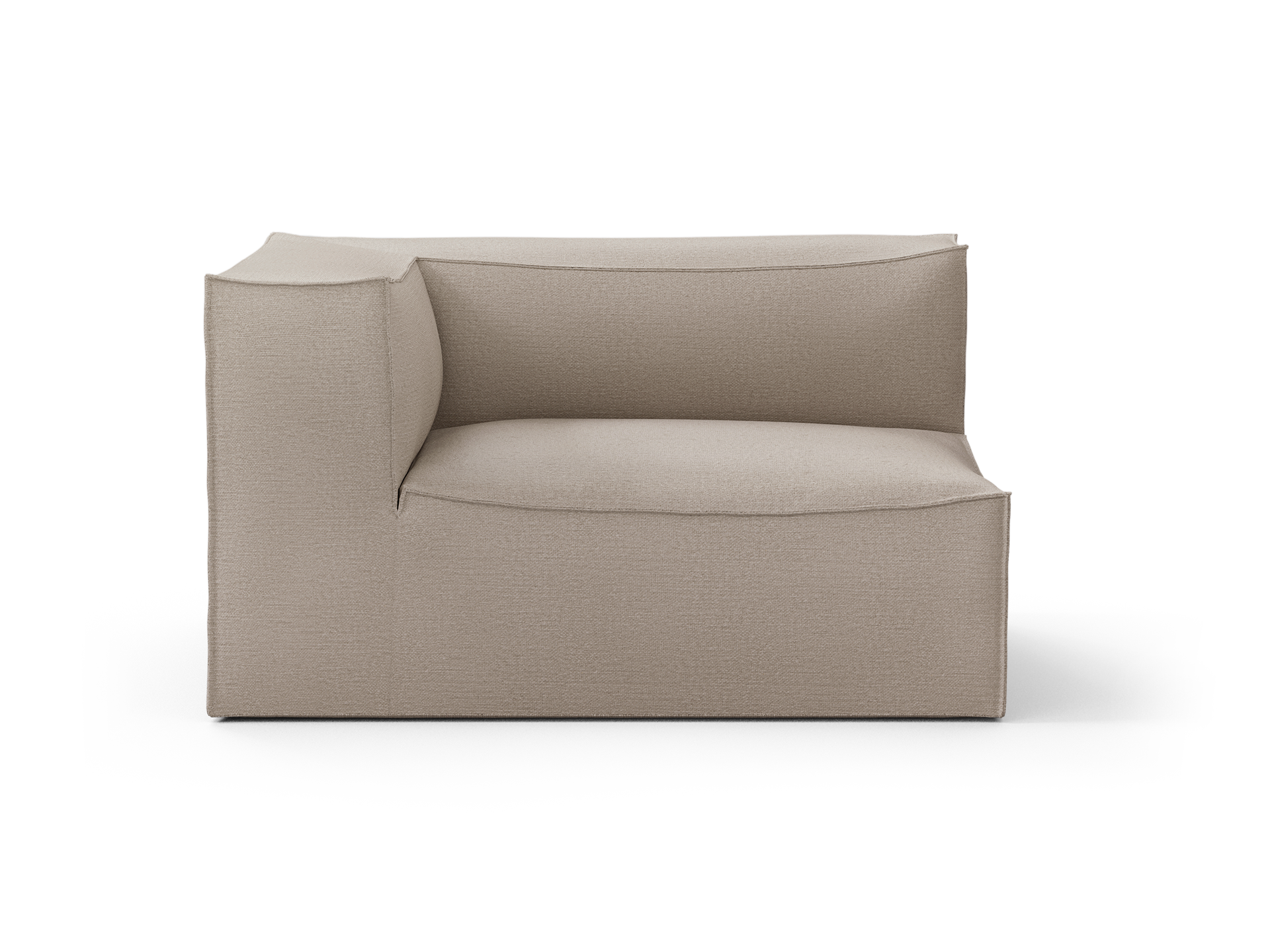 Catena Sofa Armrest Left L400 - Cotton Linen - Natural