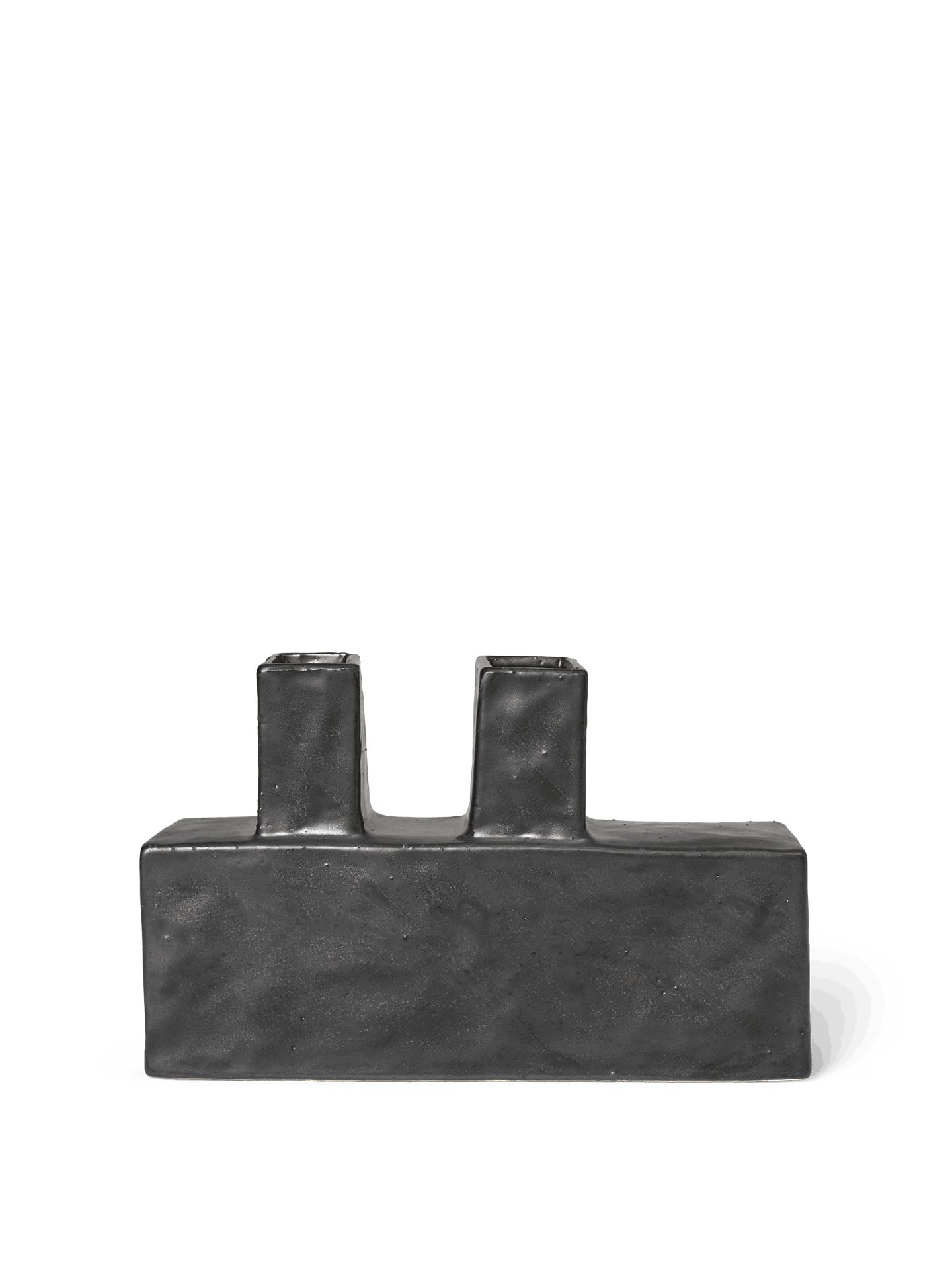 Koa Vase - Double - Black