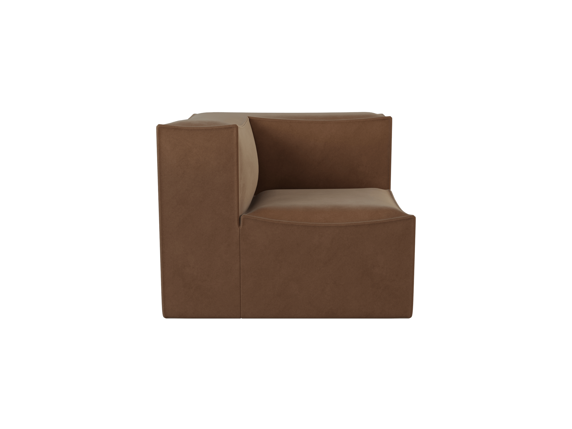 Catena Sofa Connect Corner S200 - Rich Velvet - Soft Brown