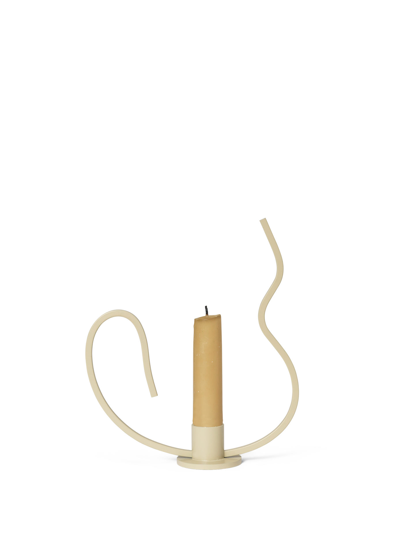 Valse Candle Holder - Low - Cashmere