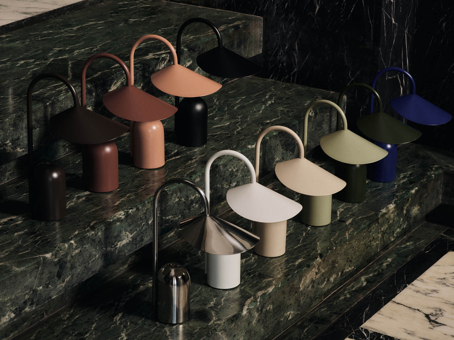 Arum Portable Lamp - Light Green – Ferm Living