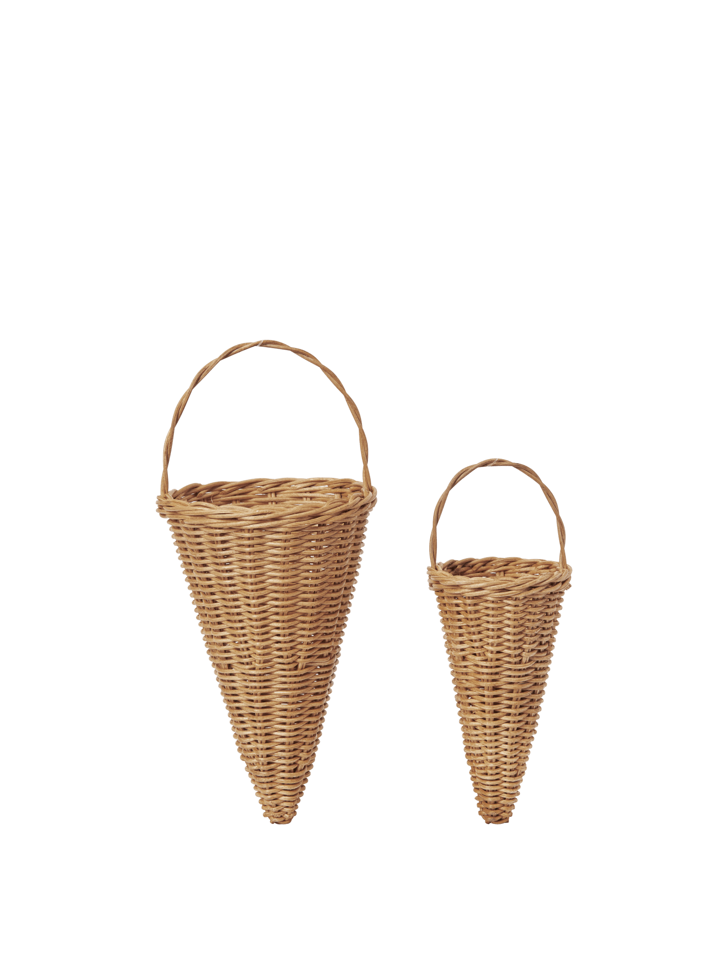 Braided Cones - Set of 2 - Natural