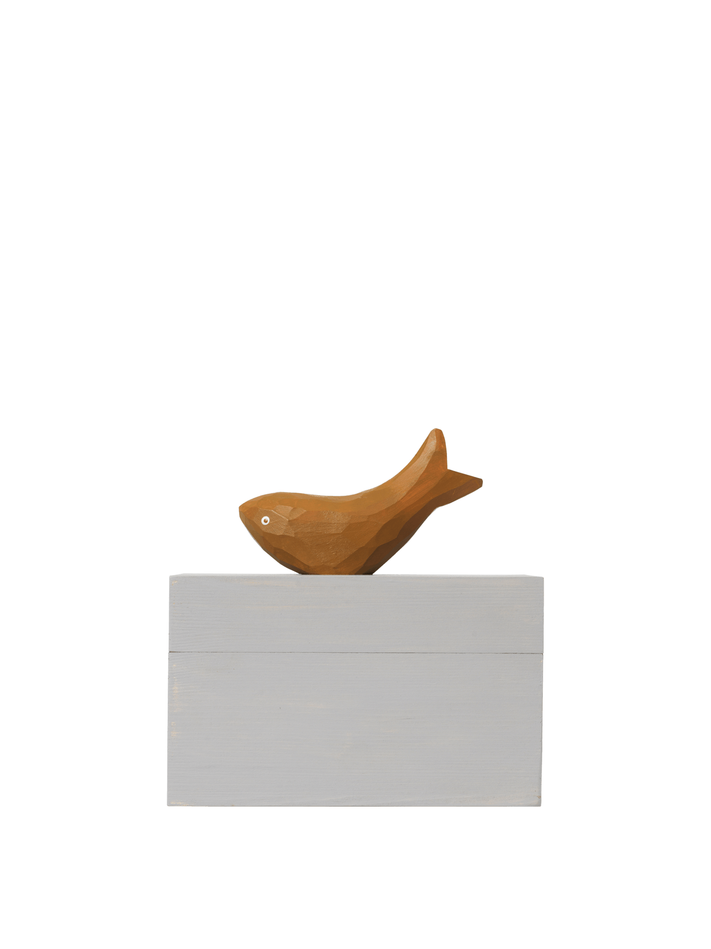 Harbour Box - Fish - Mist Blue/Aged Gold