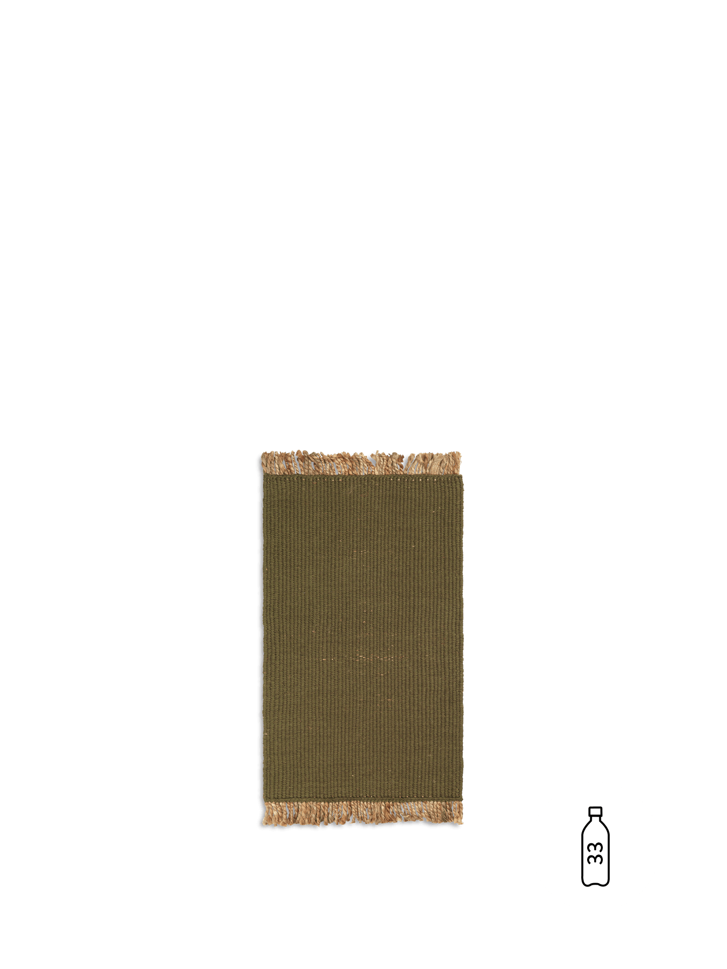 Block Mat - Olive/Natural