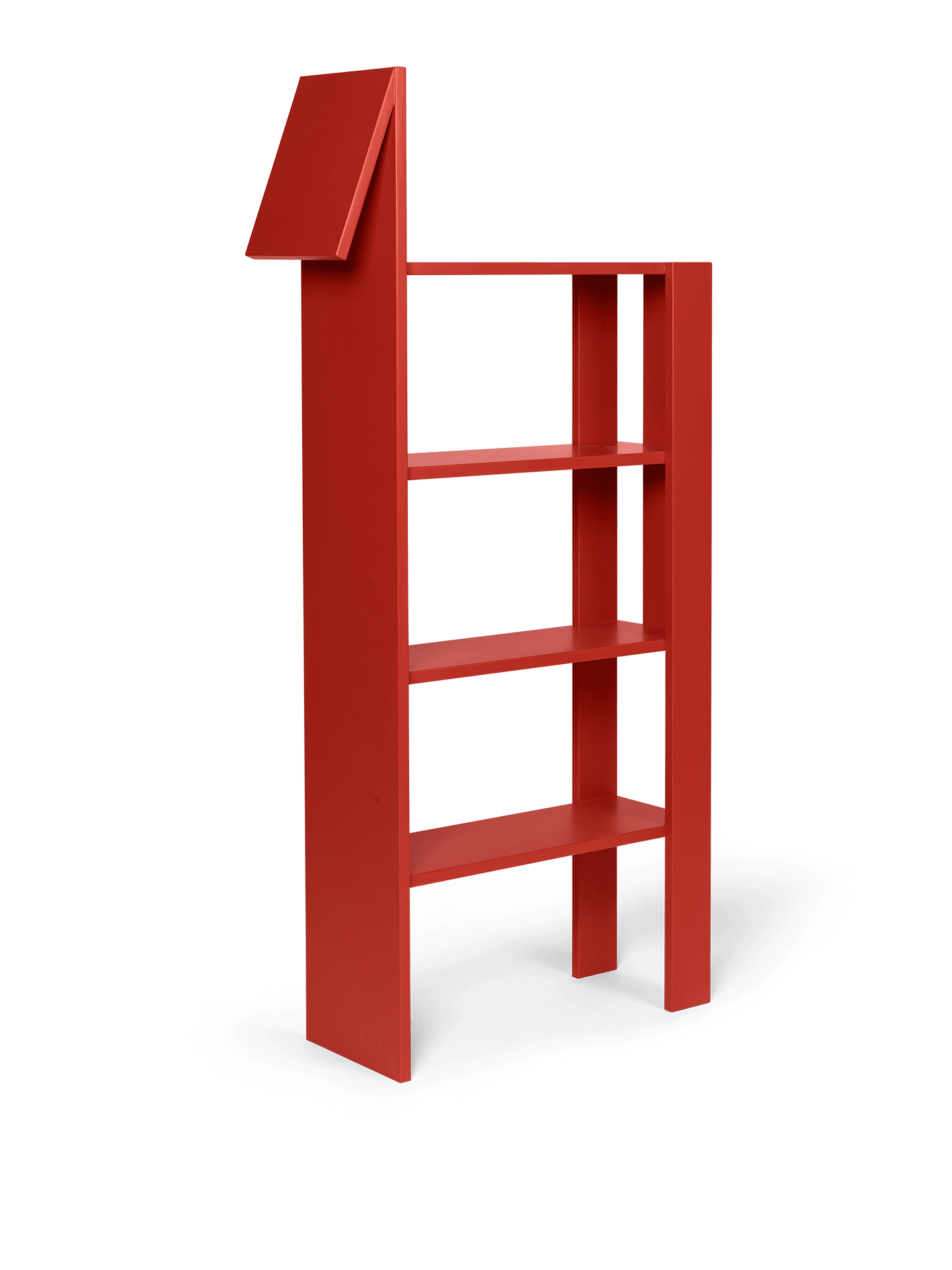 Giraffe Bookcase - Poppy Red