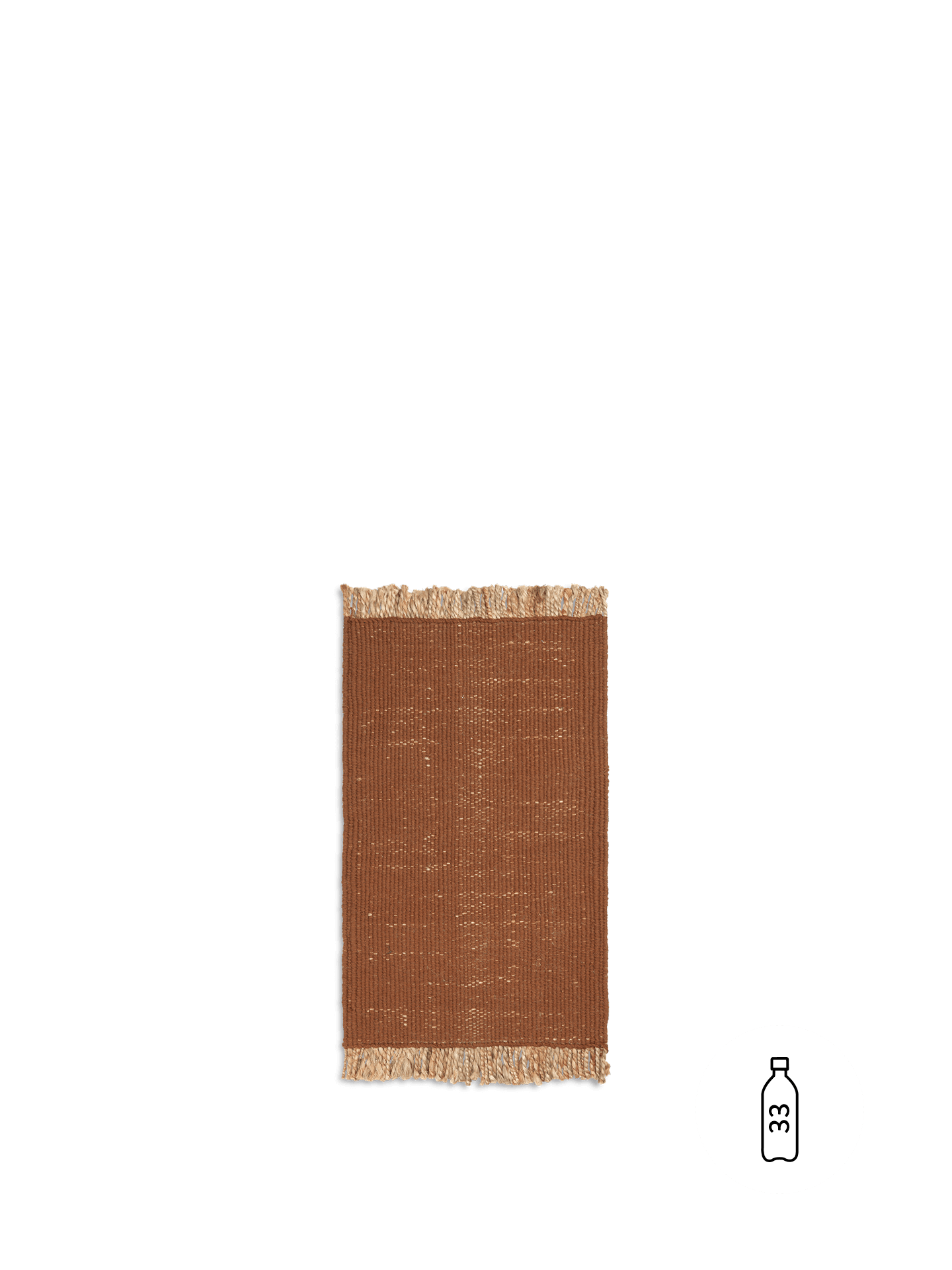 Block Mat - Dark Brick/Natural