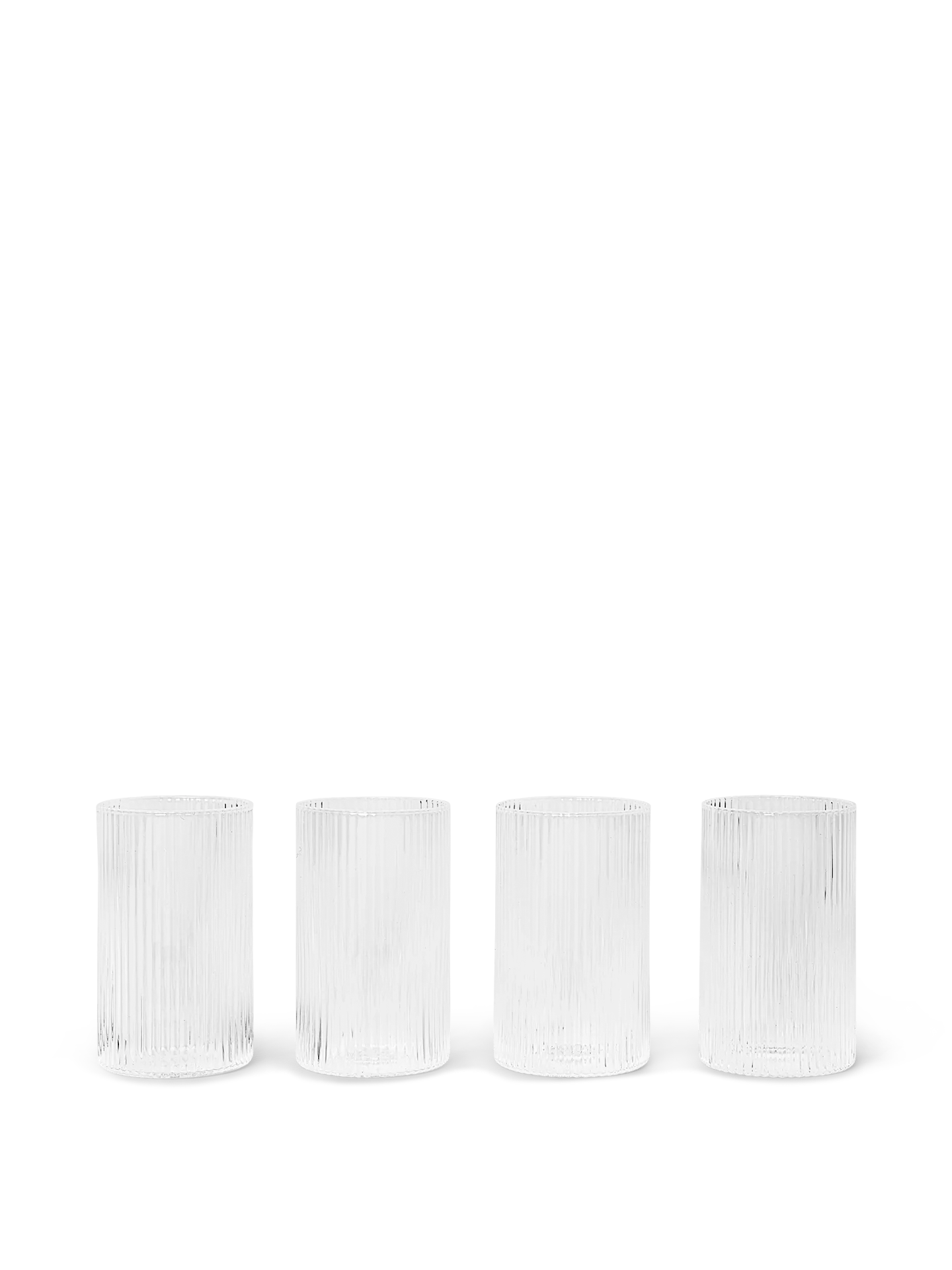 Ripple Verrines - Set of 4 - Clear