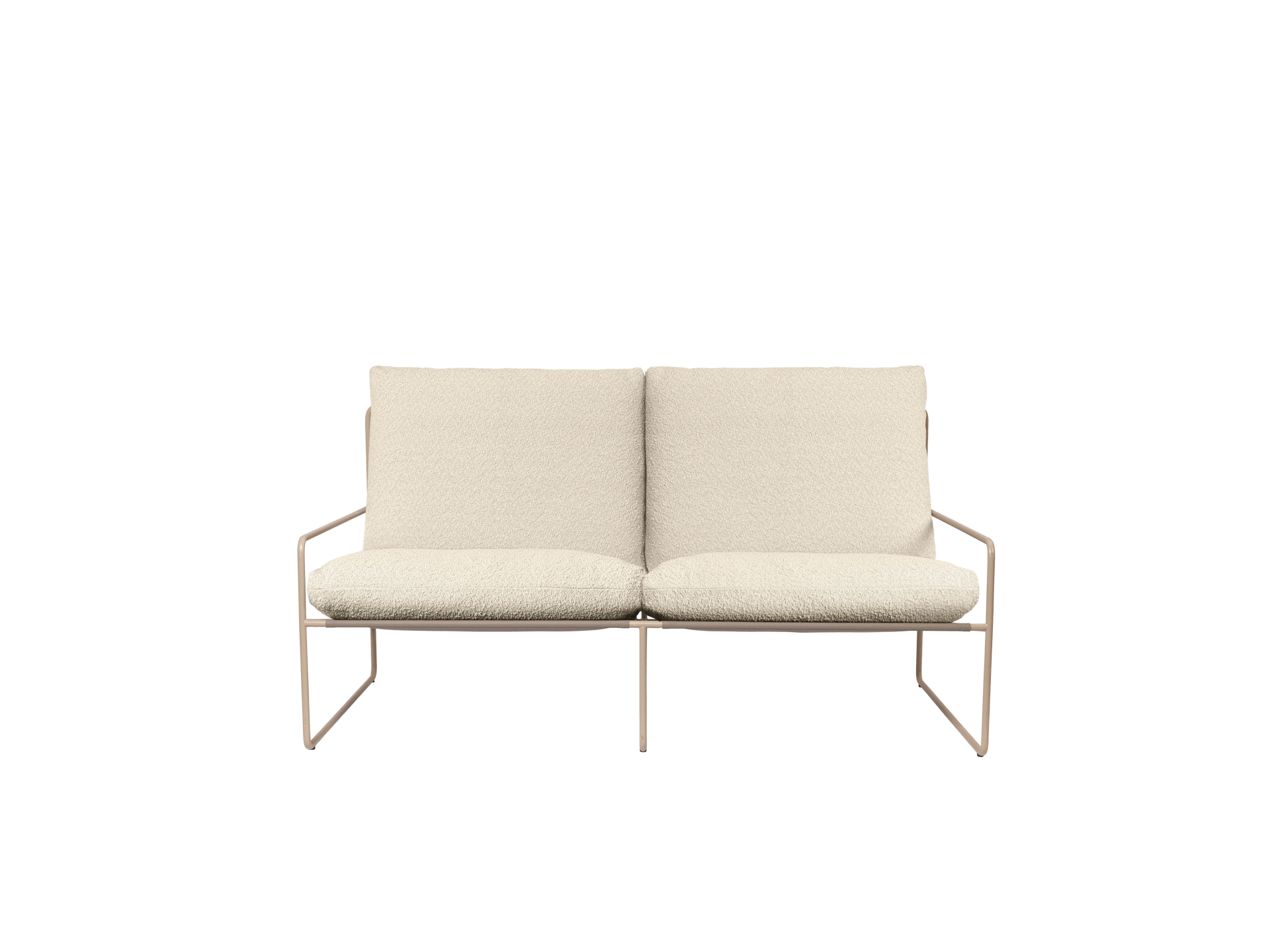 Desert 2-seater - Cashmere - Pure Bouclé - Off-White