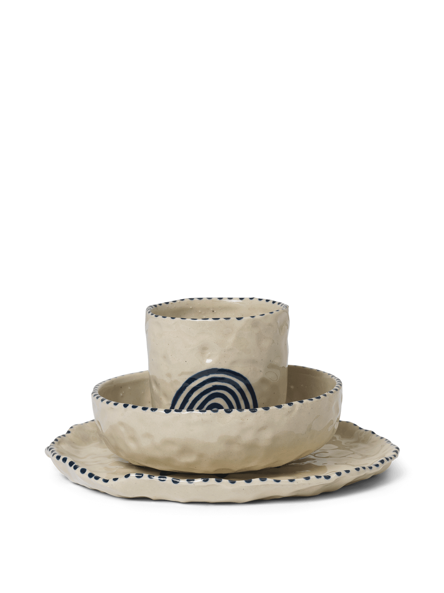 Naive Ceramic Set - Deep Blue