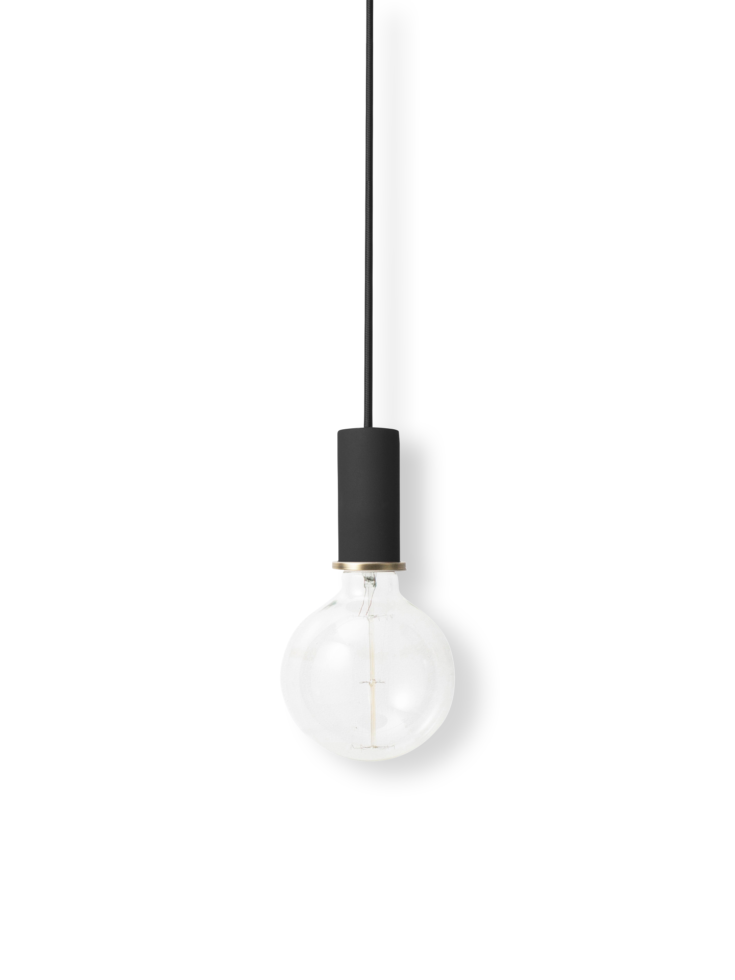 Socket Pendant Low - Black