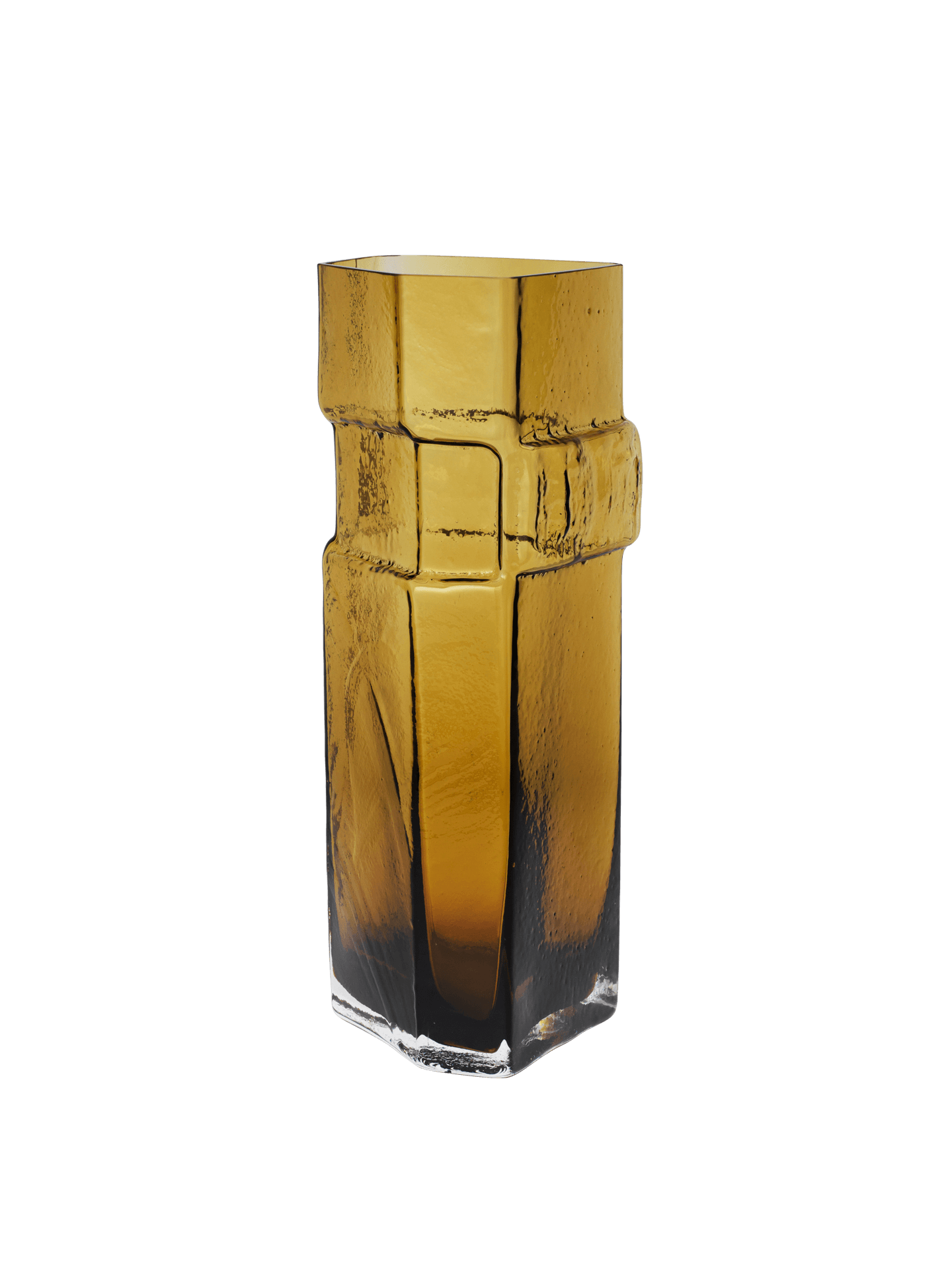 Muro Vase - Large - Recycled Amber