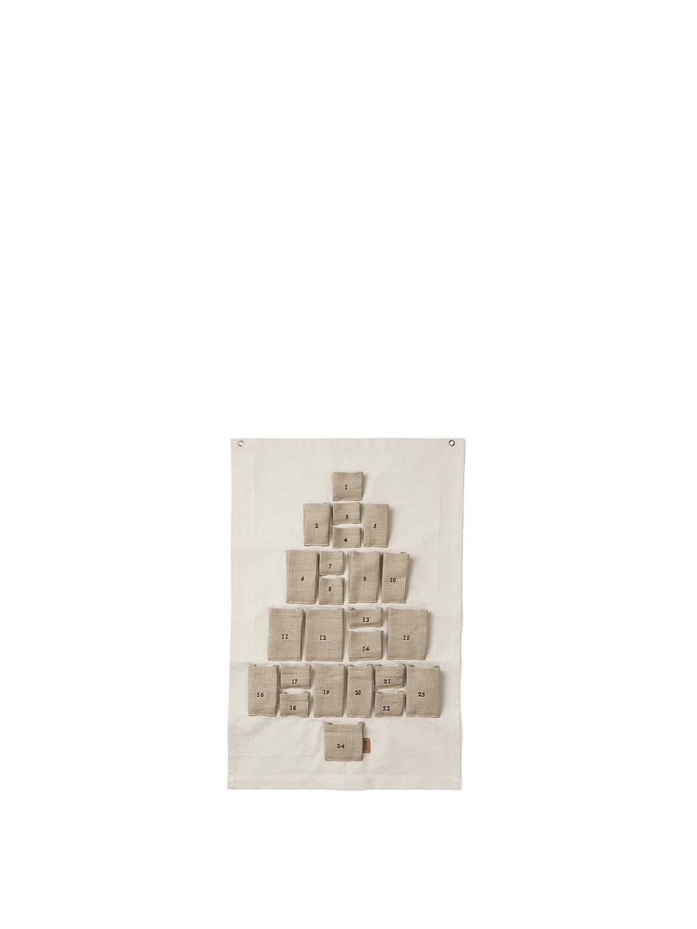 Pine Christmas Calendar - Mini - Natural | Ferm Living Pine Christmas Calendar - Mini - Natural | Ferm Living
