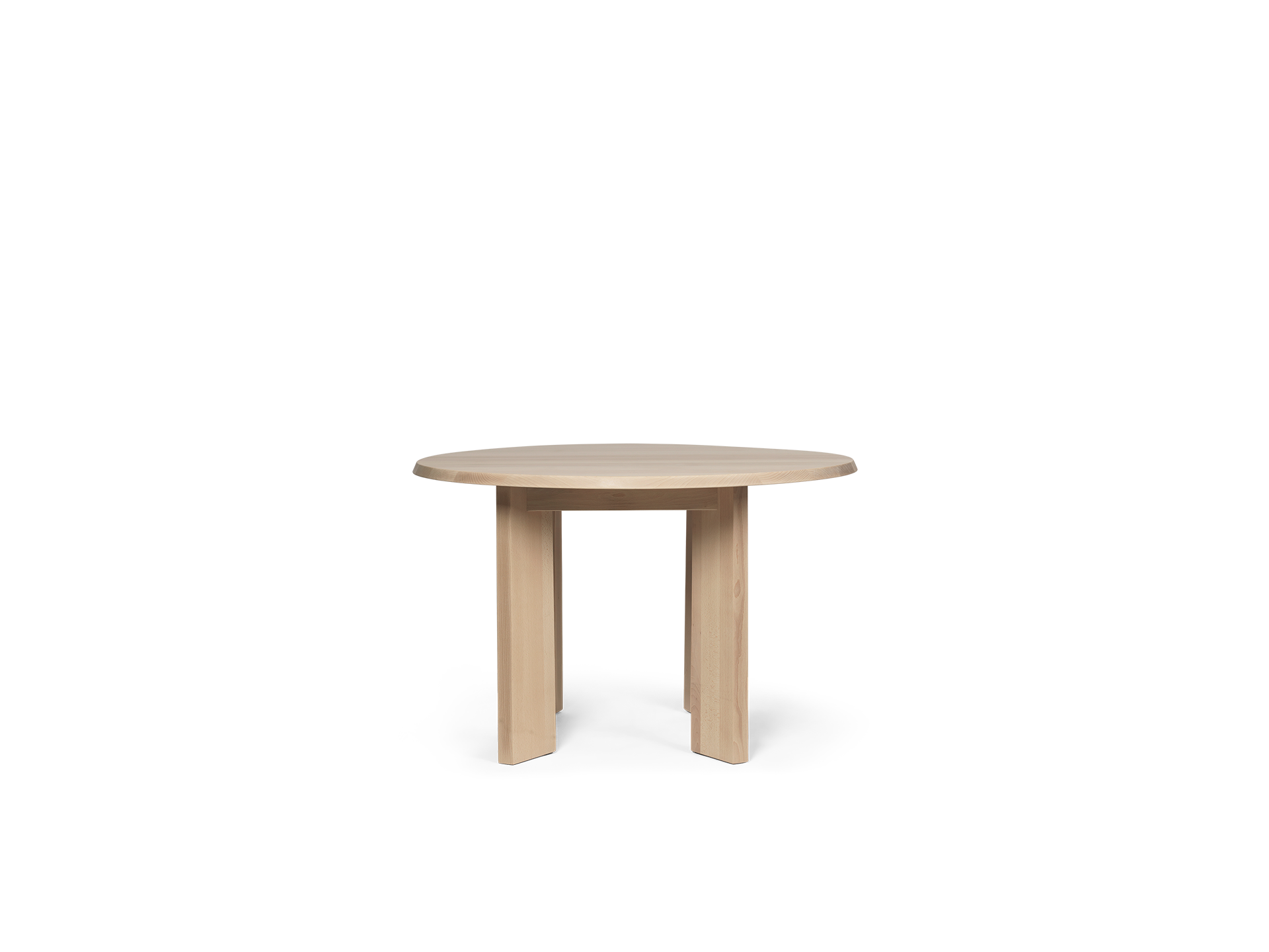 Tarn Dining Table - 115 - White Oiled Beech