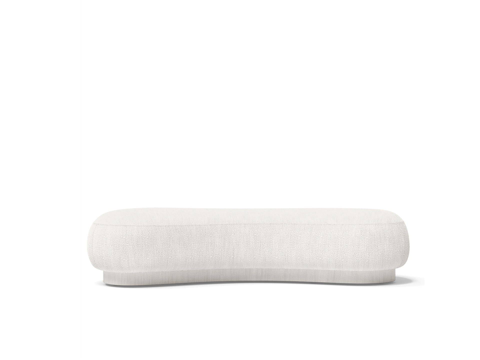 Rico Lounger Ottoman - Bouclé - Off-white