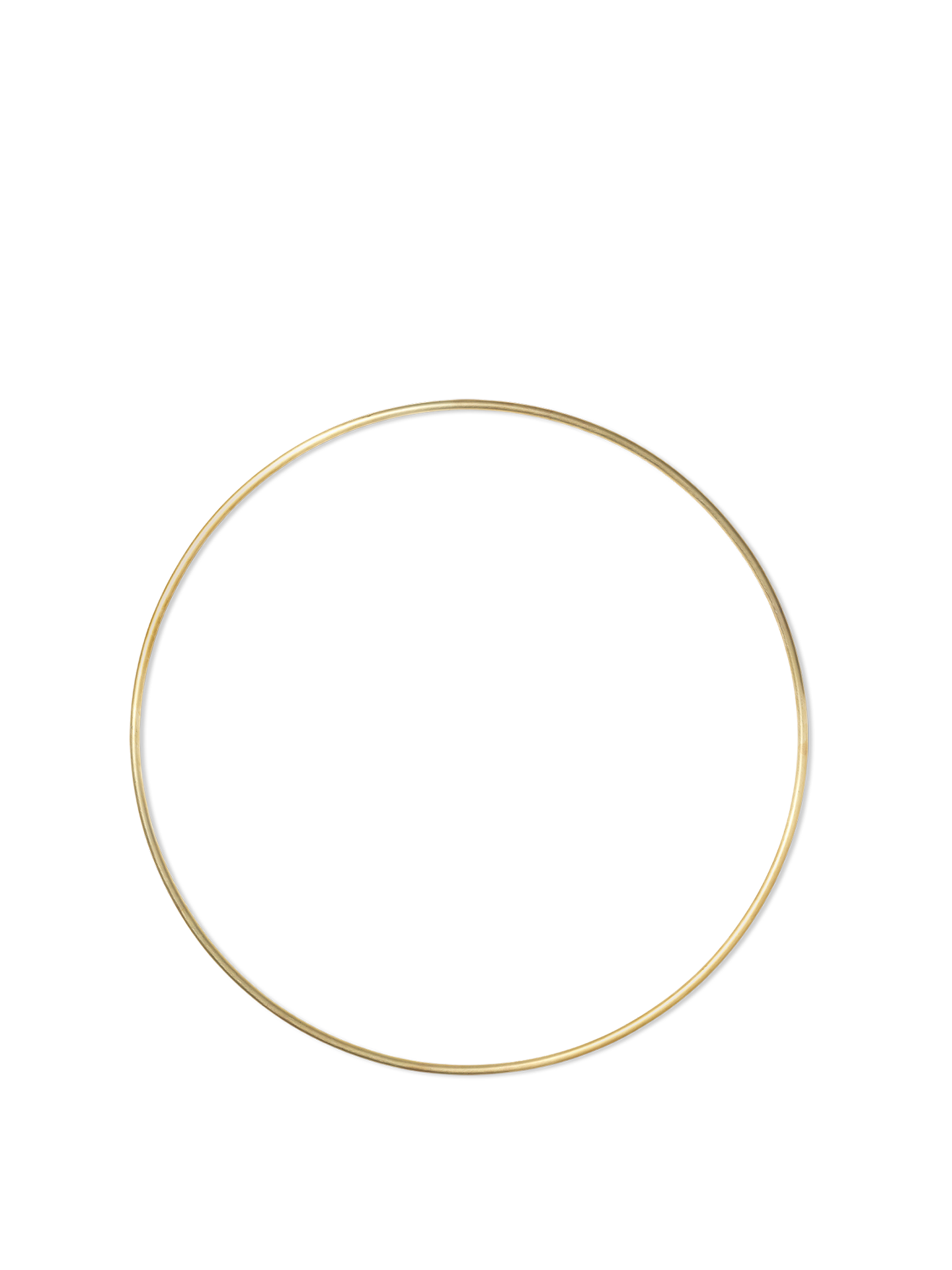 Deco Frame Ring - Ø65 - Brass