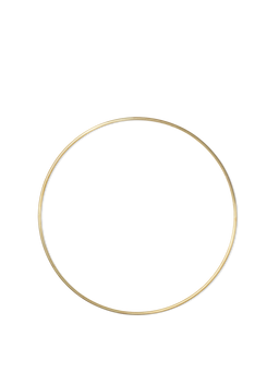 Deco Frame Ring in brass, circular Ø65
