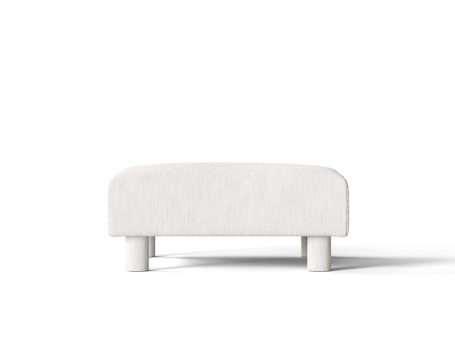 Dase Ottoman - Bouclé - Off-white