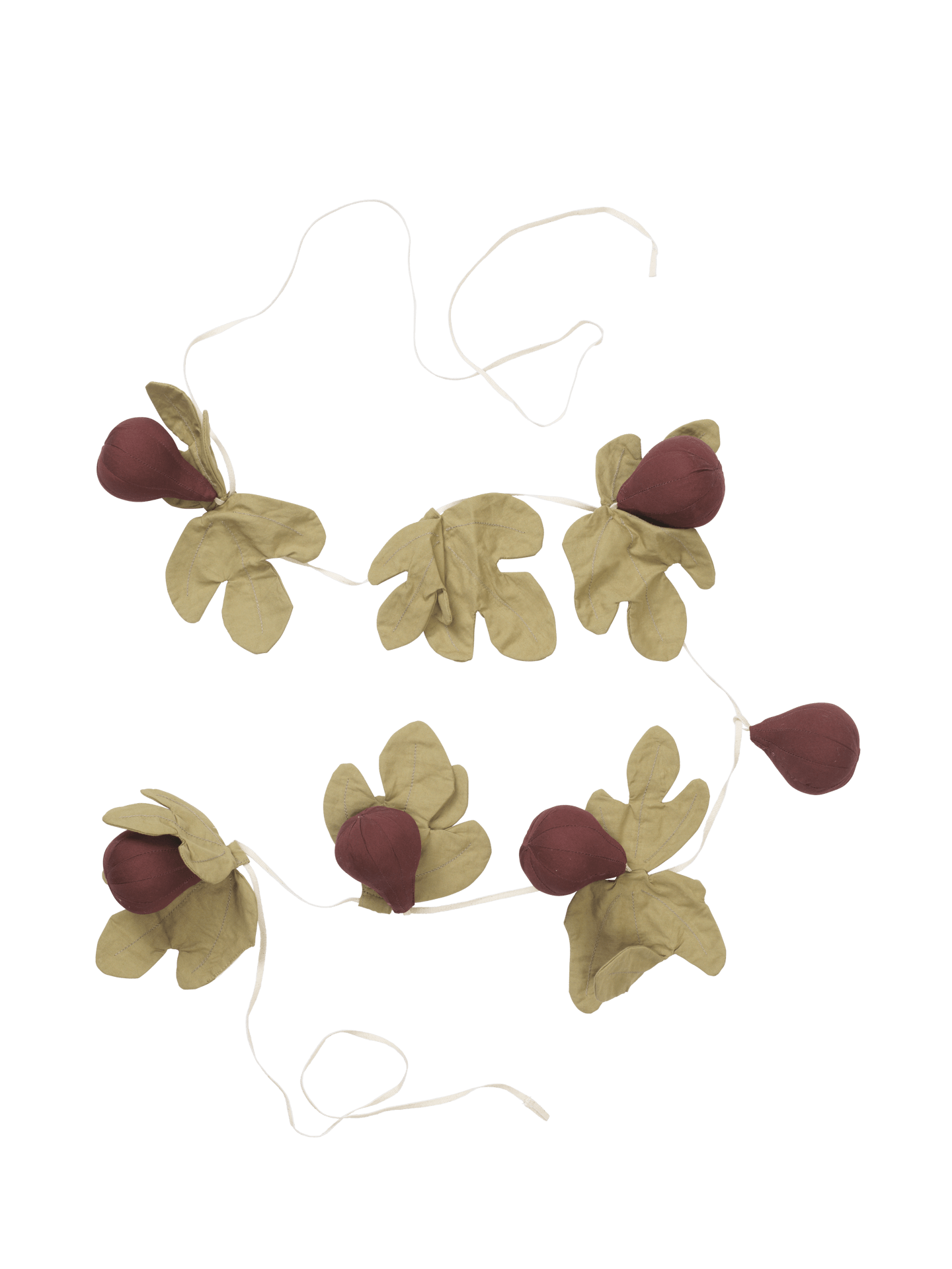 Figs Garland - Mauve/Green