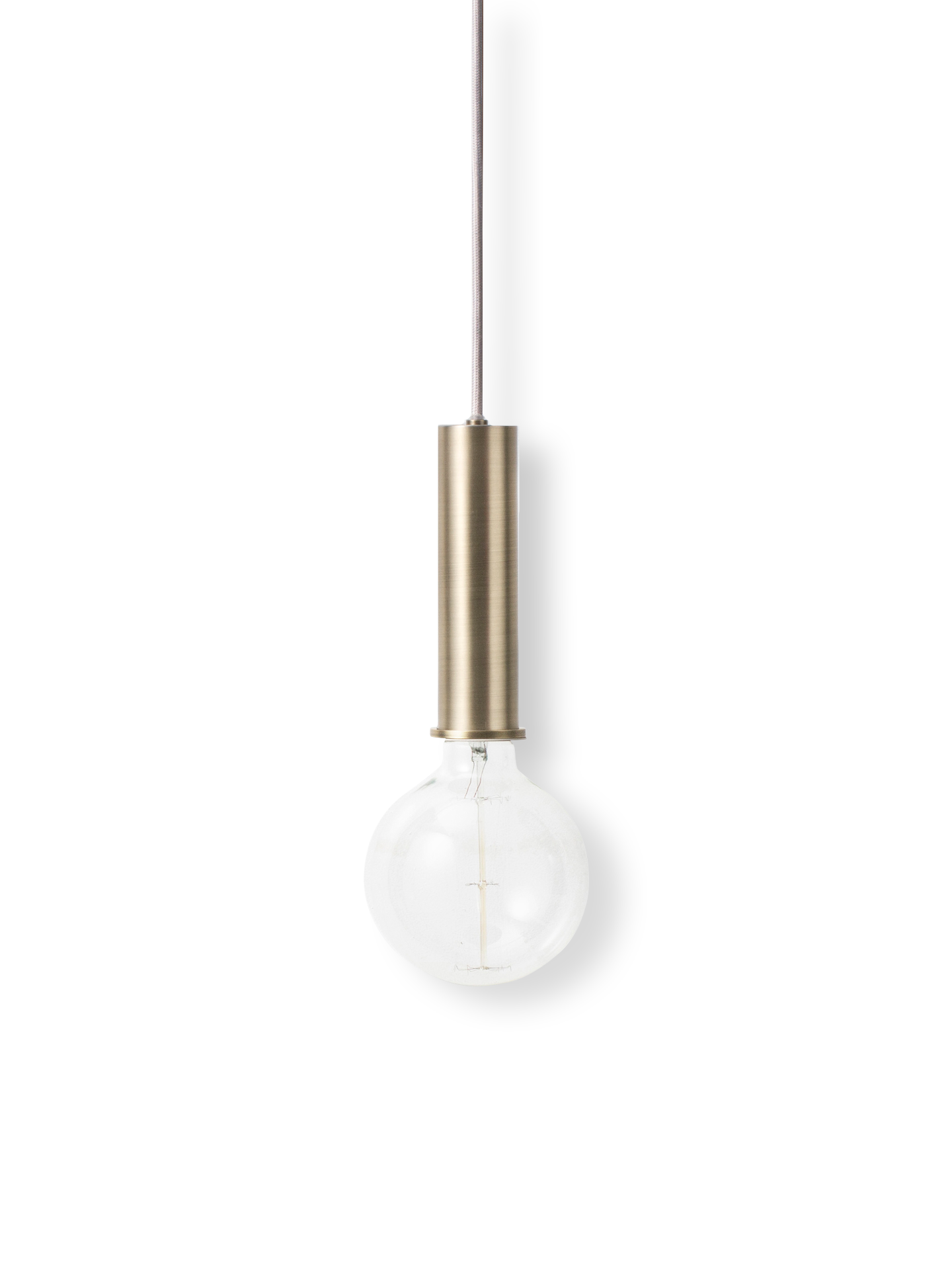 Socket Pendant High - Brass