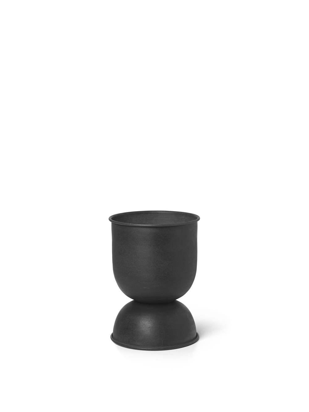 Hourglass Pot in Black - Extra Small by Ferm Living | Green Living Hourglass Pot in Black - Extra Small by Ferm Living | Green Living