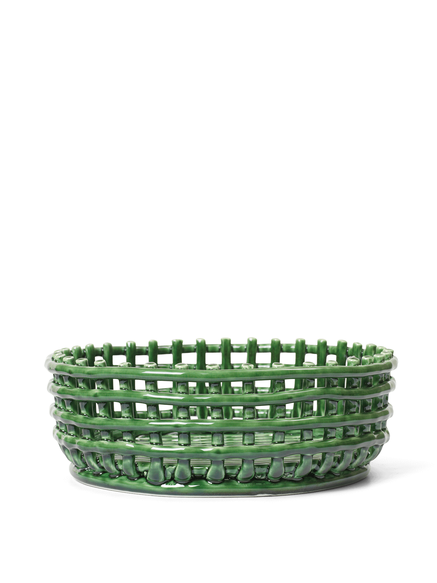 Ceramic Centrepiece - Emerald Green