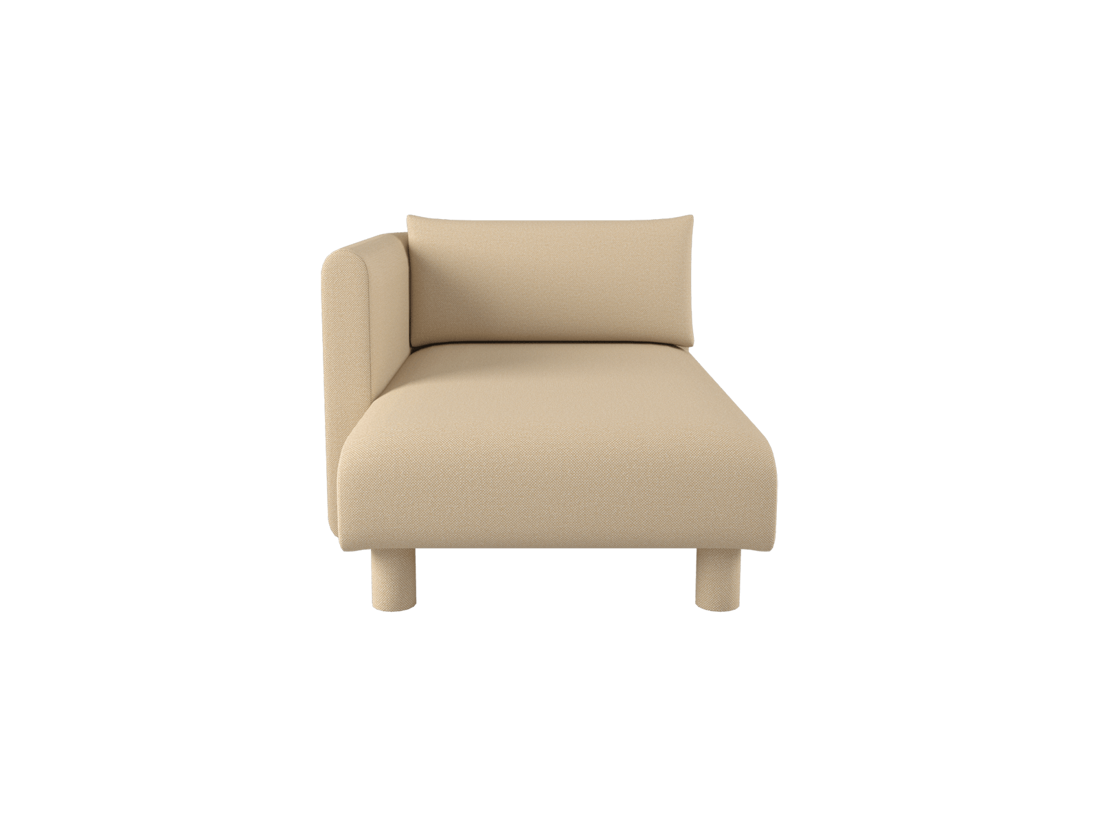 Dase Dase Sofa Chaise Longue Left Hallingdal - Beige – Ferm Living