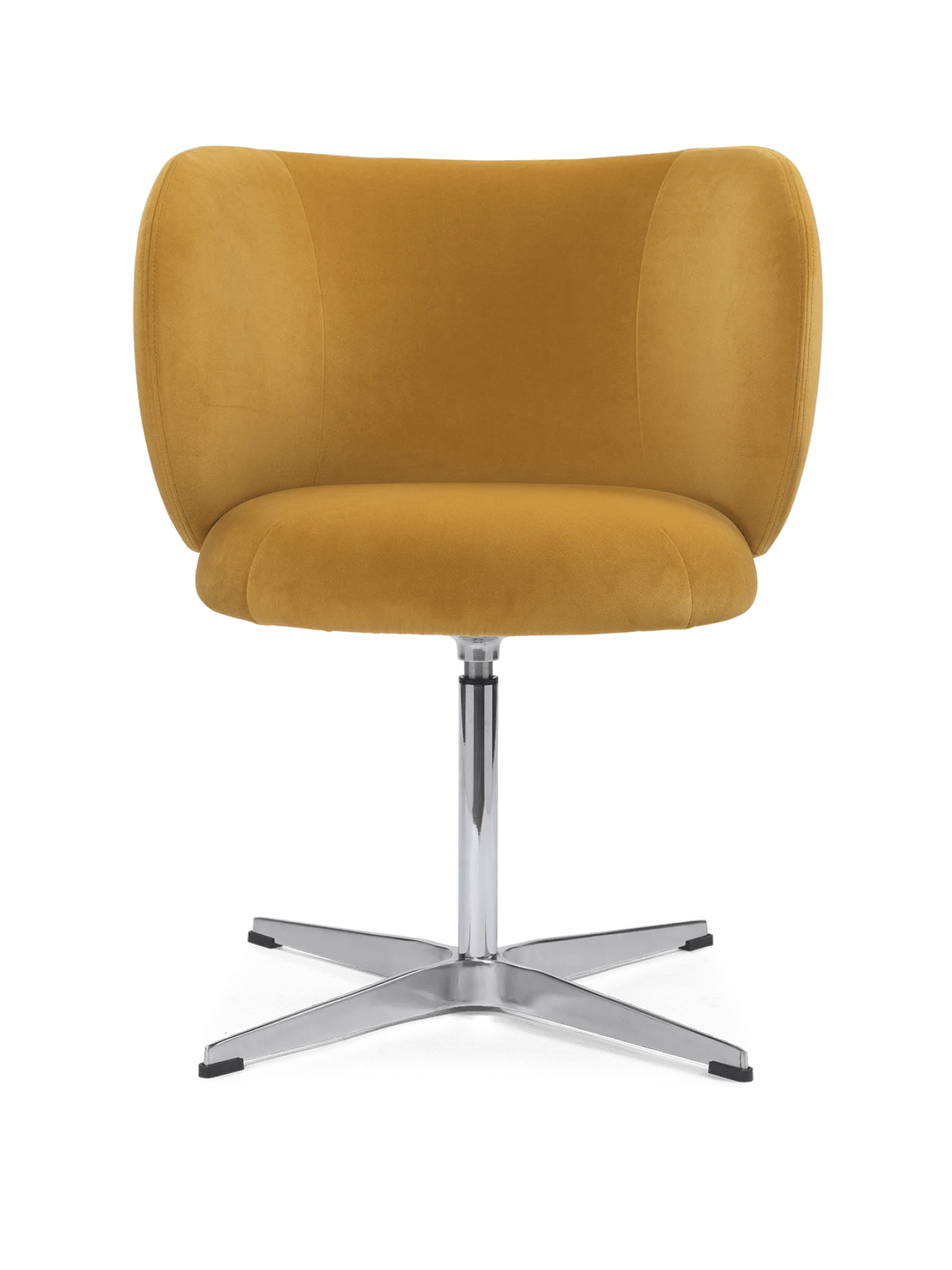 Rico Dining Chair - Swivel - Rich Velvet - Honey