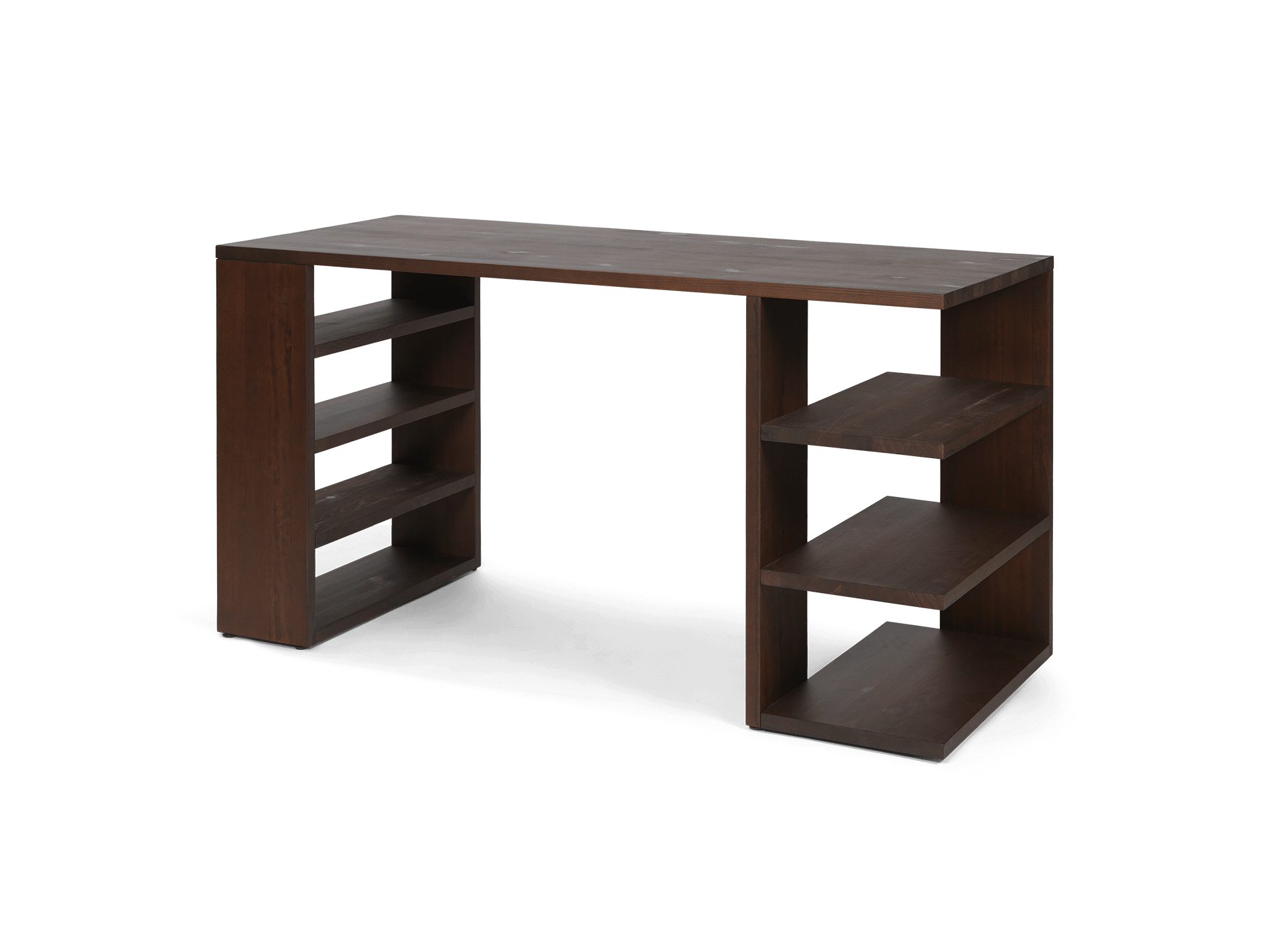 Edre Desk - Dark Stained Pine