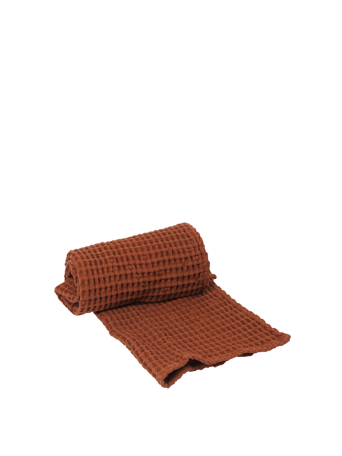 Organic Hand Towel - Brown Clay