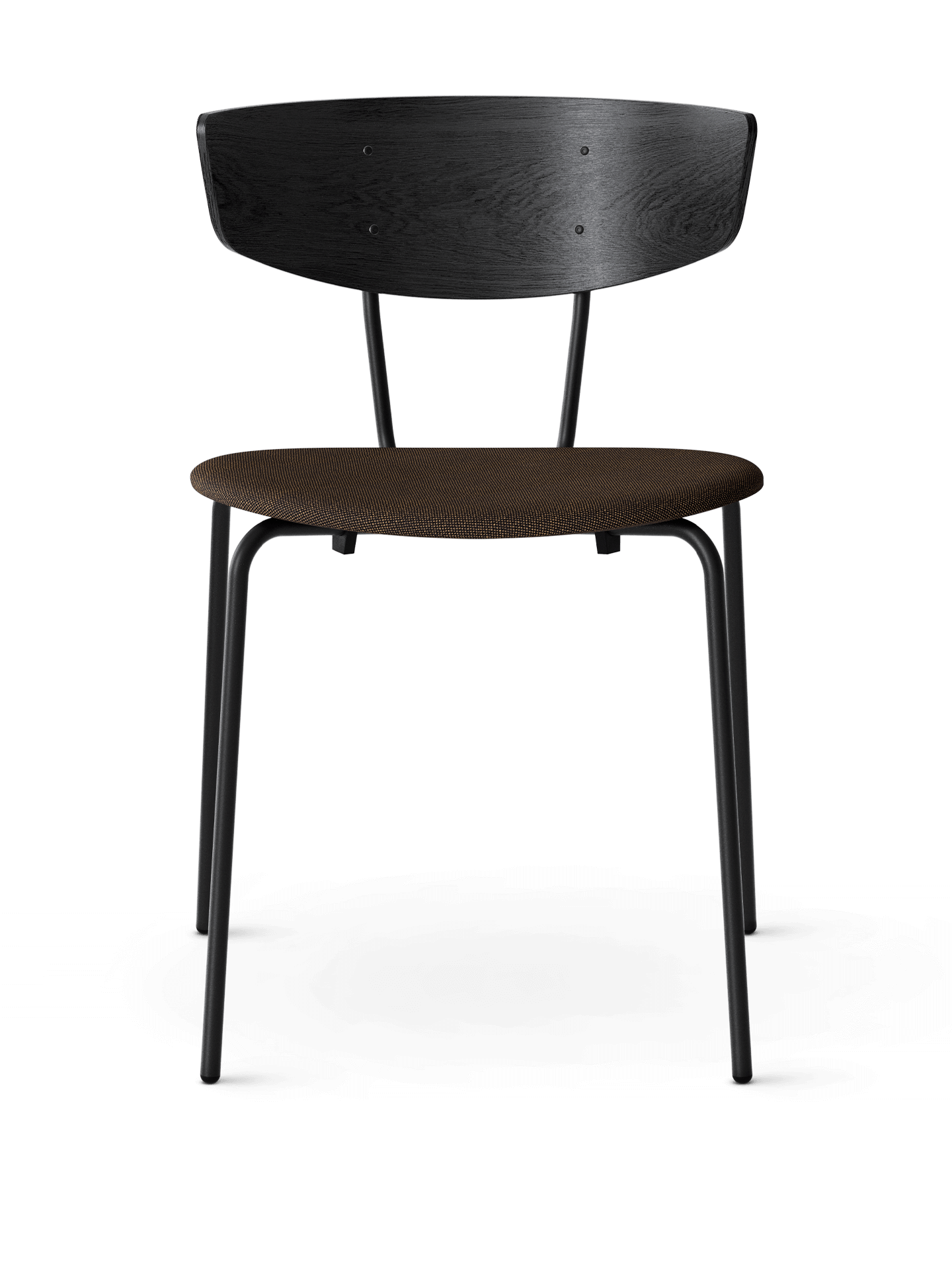 Herman Dining Chair - Hallingdal - Black/Dark Brown