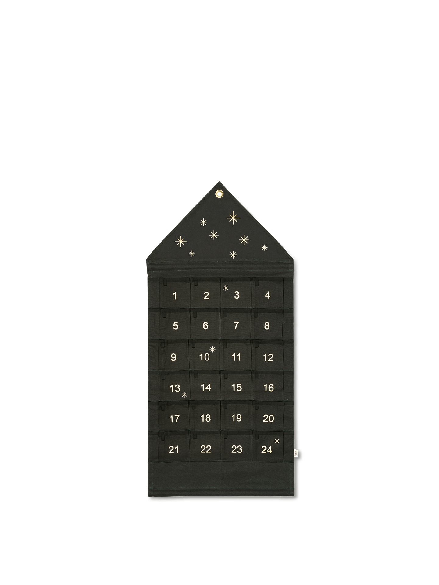 Star Advent Calendar | Christmas decoration in 100% cotton | Ferm