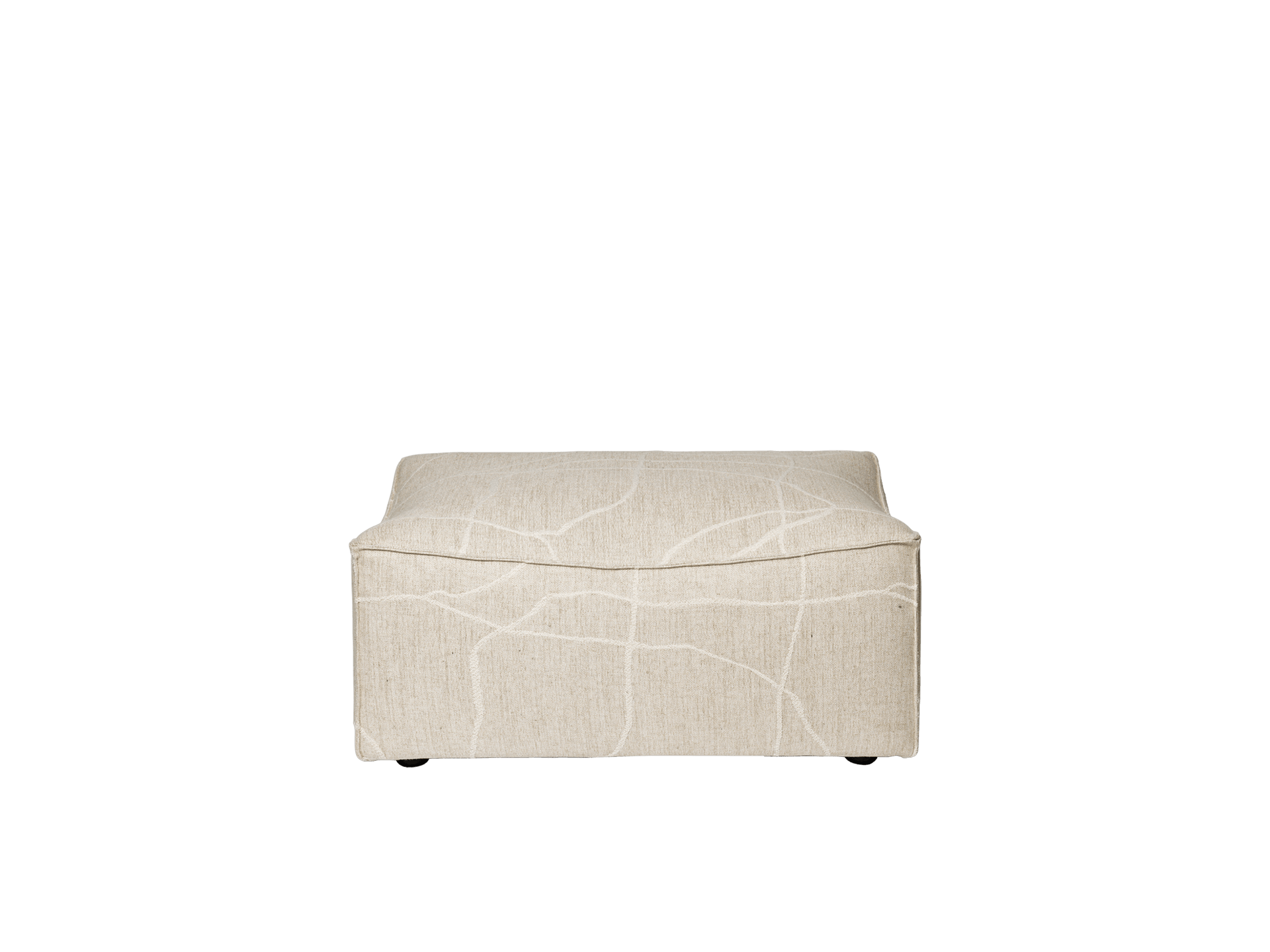 Catena Pouf Rectangular S501 - Can Lis - Sand/Off-White