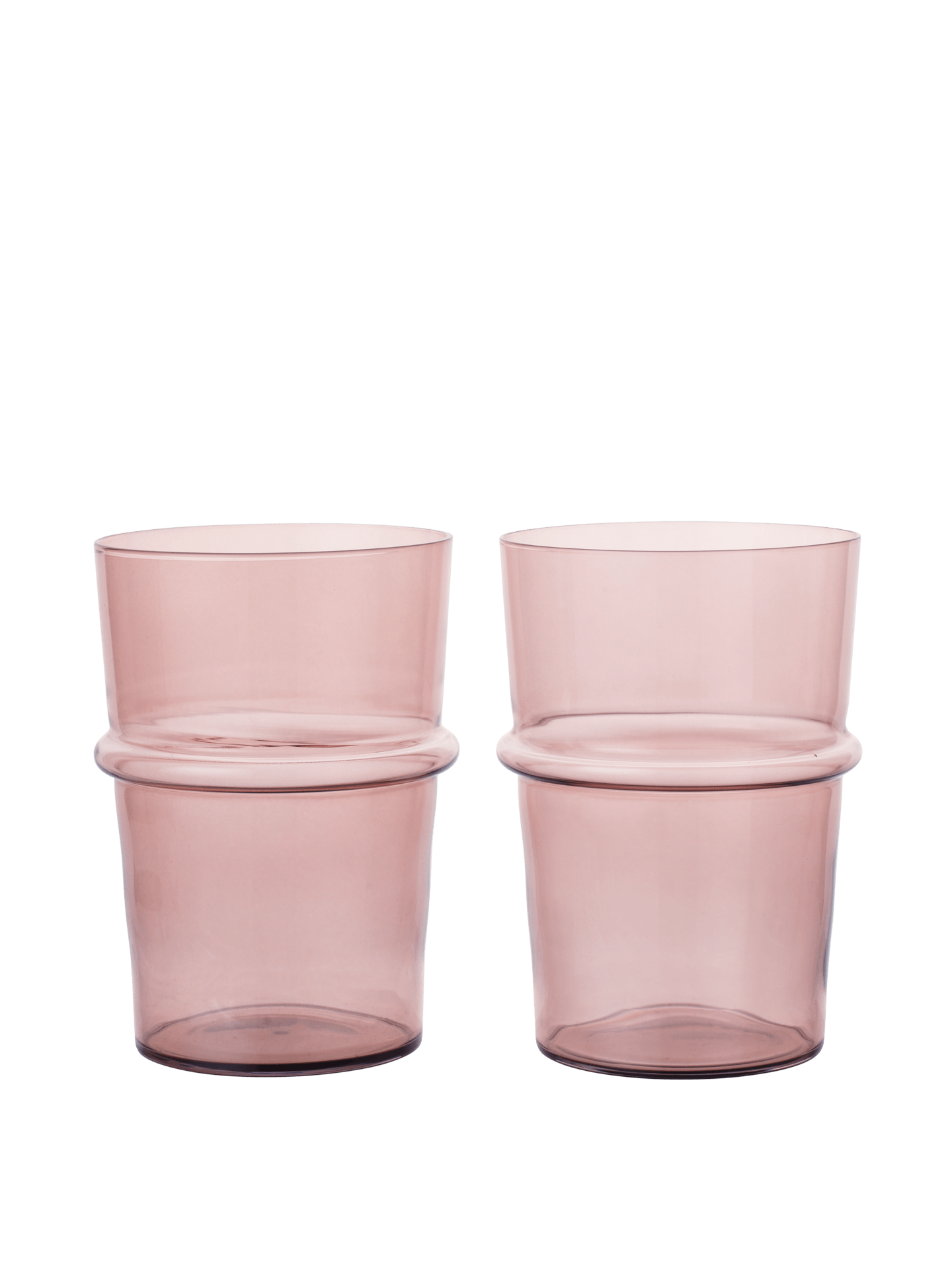 Boya Tall Glasses - Set of 2 - Mauve