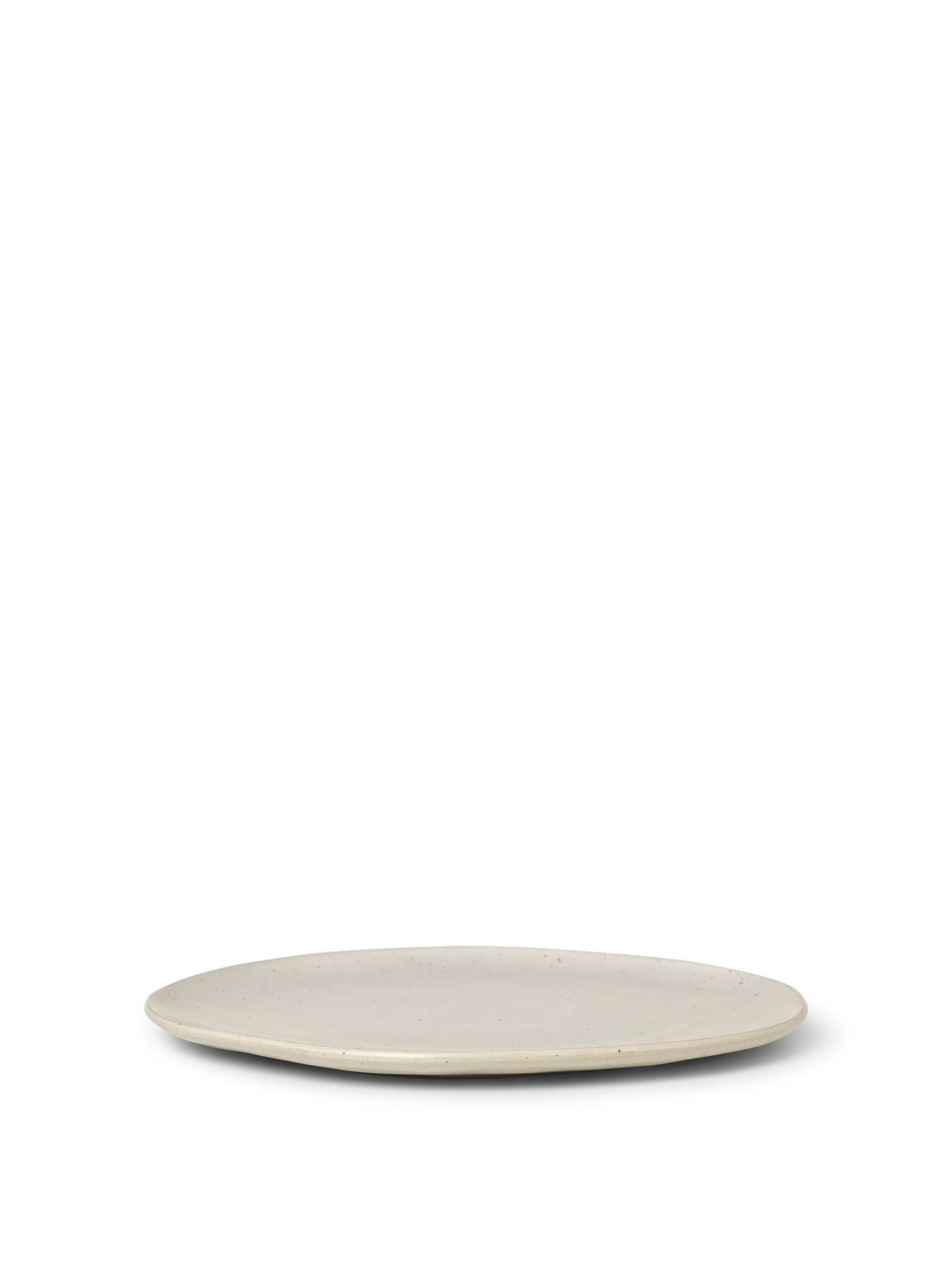 Flow Plate - Large - Off-White Speckle