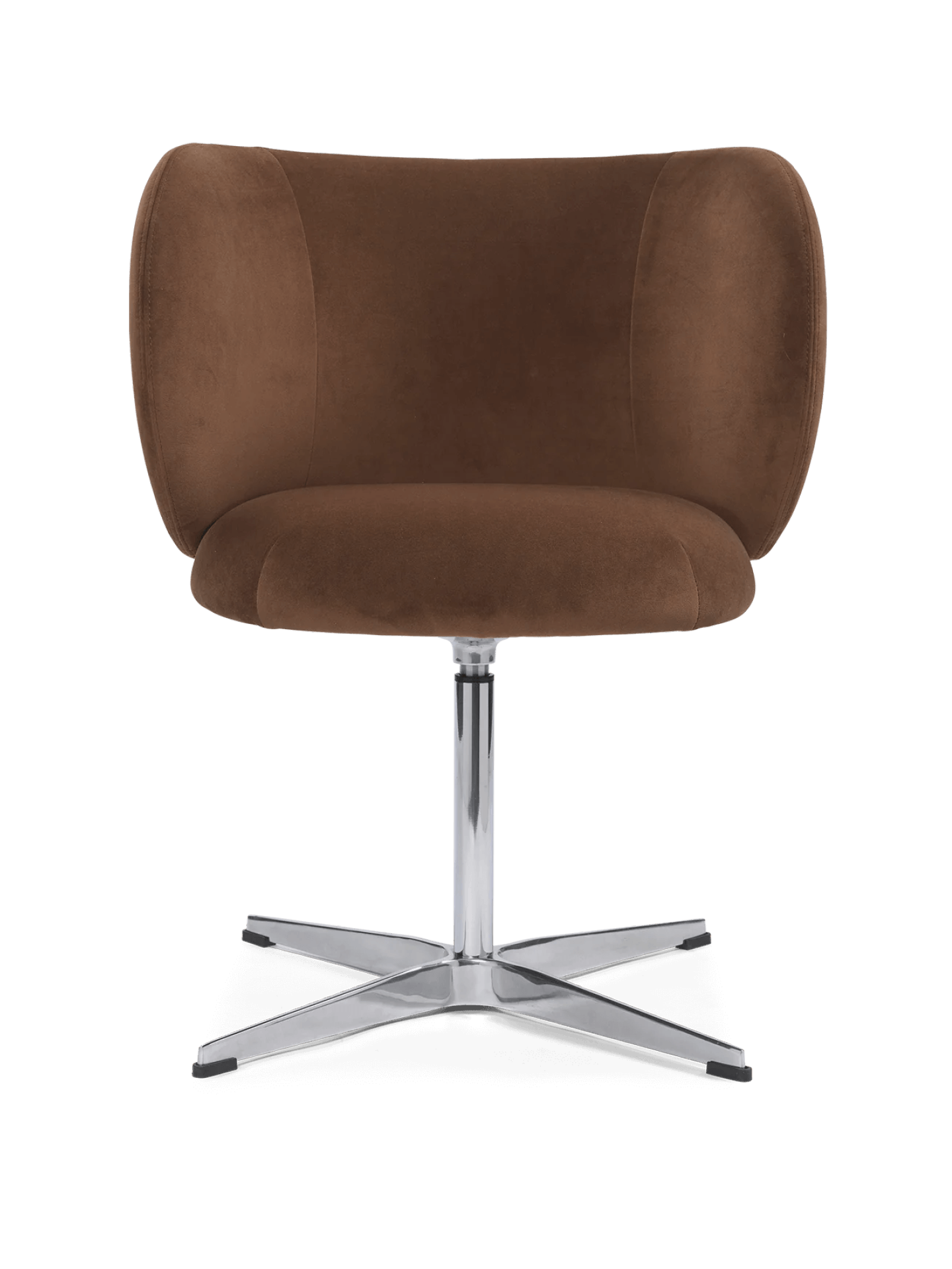 Rico Dining Chair - Swivel - Rich Velvet - Soft Brown
