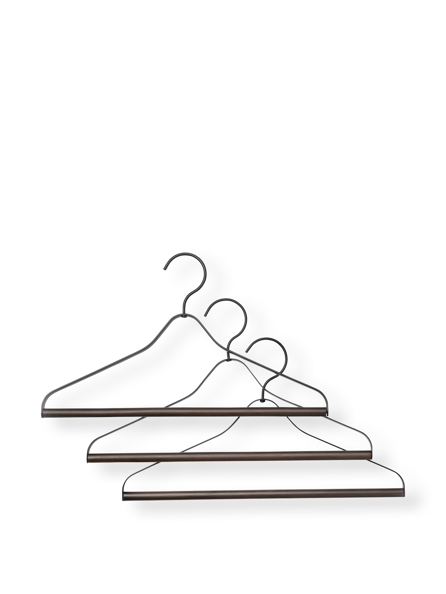 Coat Hanger - Set of 3 - Black