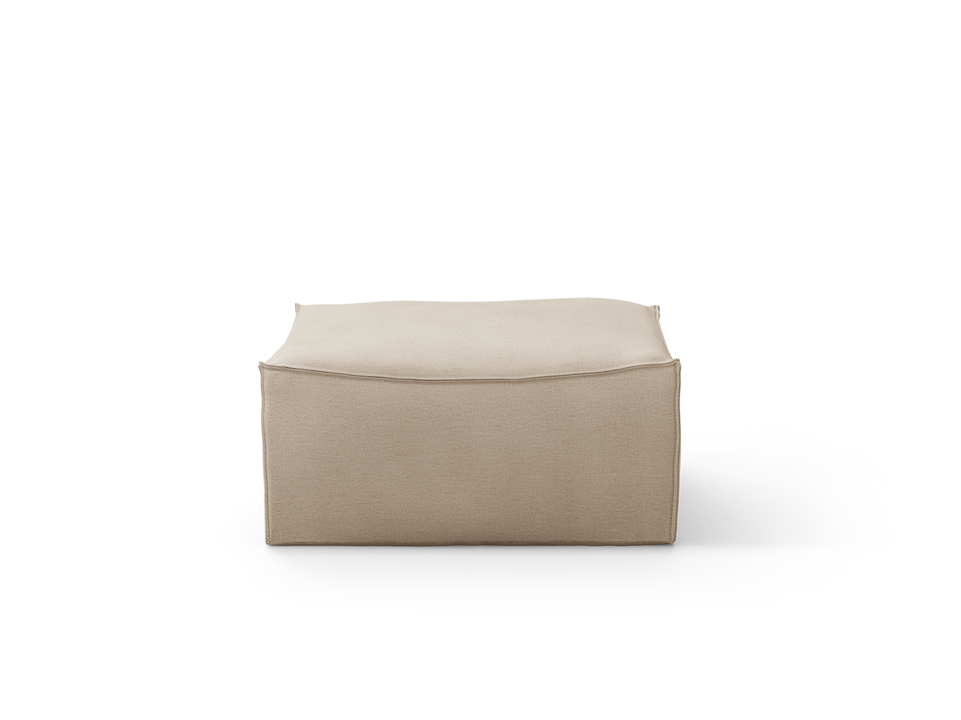 Catena Pouf Square S500 - Rich Linen - Natural