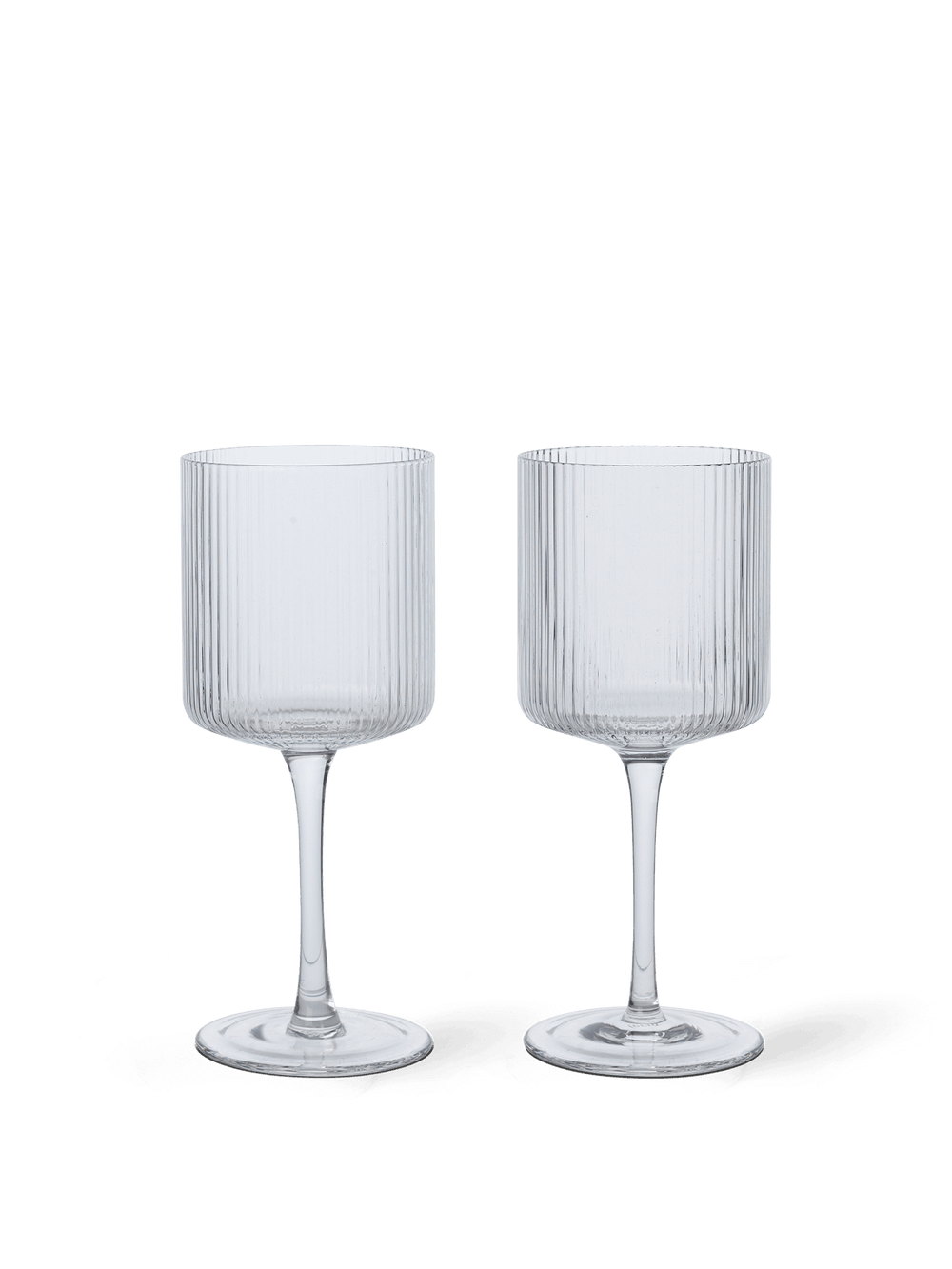 Ripple Weißweingläser - 2er Set - Klarglas
