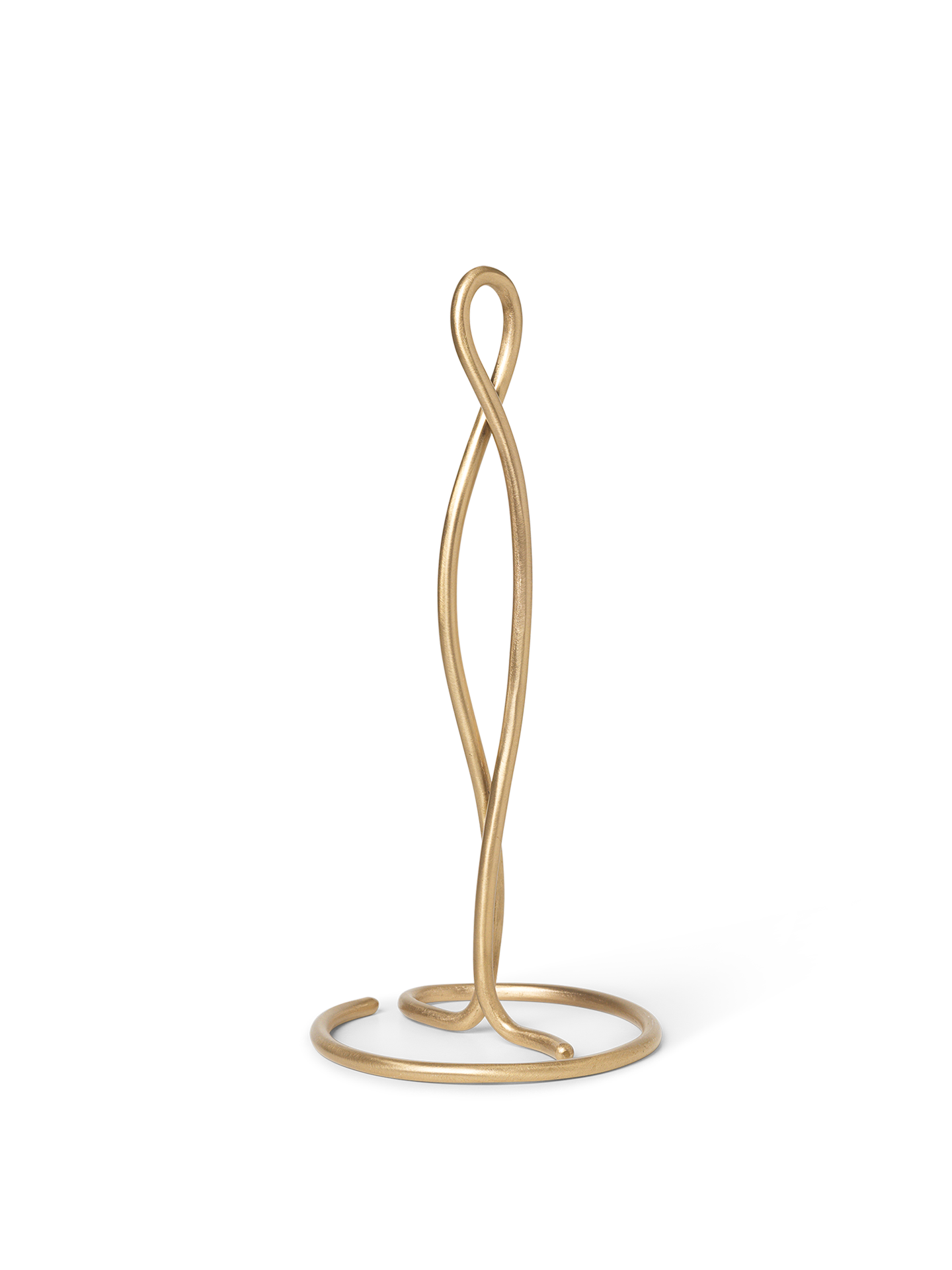 Curvature Paper Towel Holder - Brass