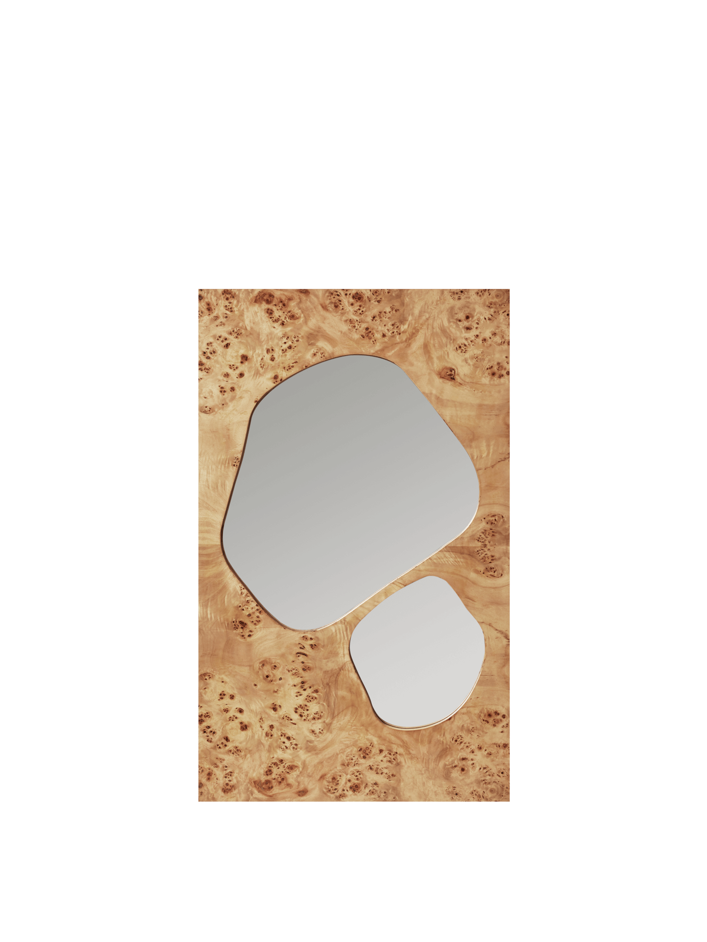 Folia Mirror Medium Burl