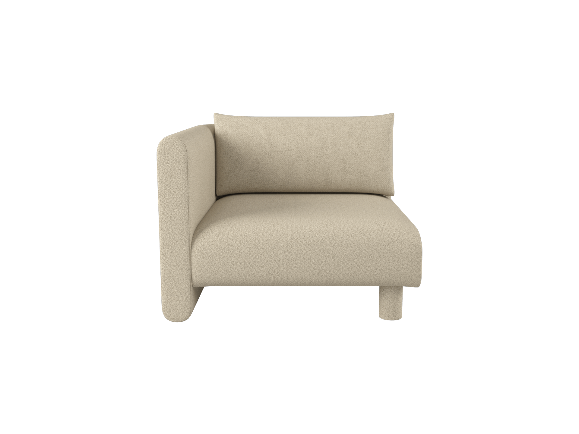 Dase Sofa Armrest Left - Grain - Cashmere