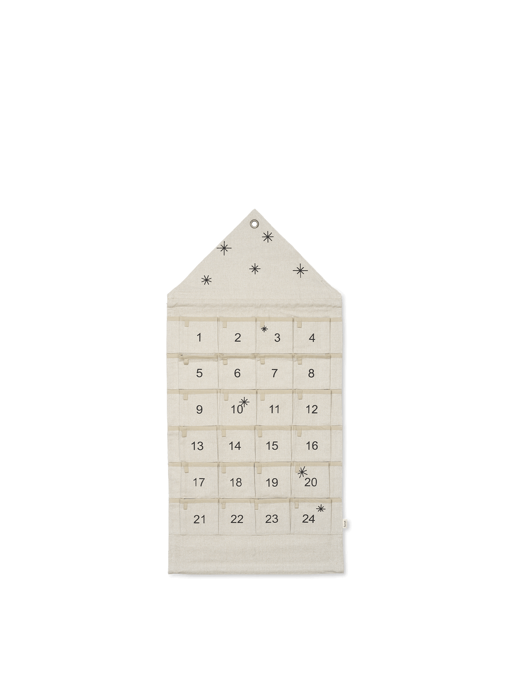 Star Advent Calendar | Christmas decoration in 100% cotton | Ferm Star Advent Calendar | Christmas decoration in 100% cotton | Ferm