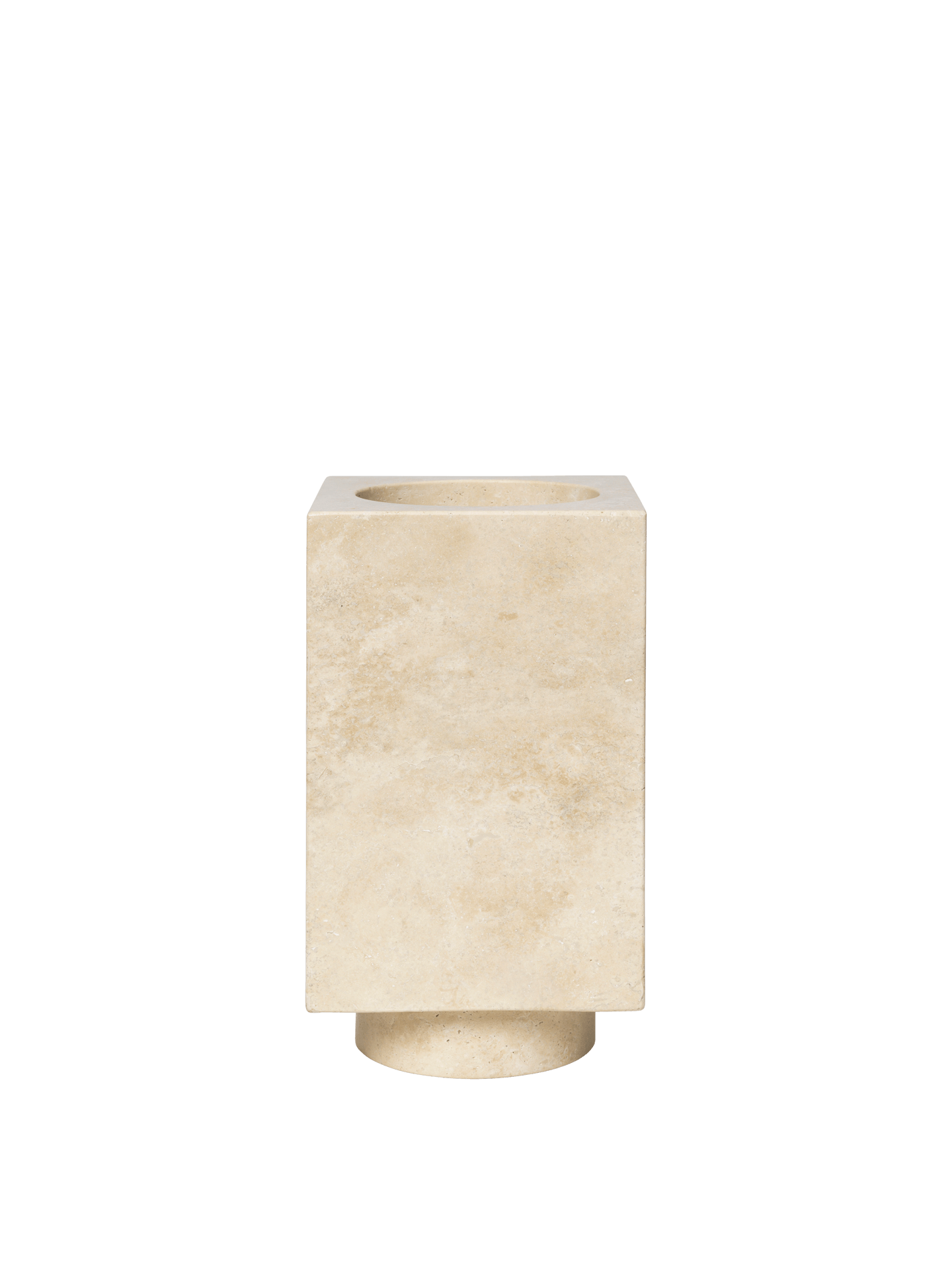 Hew Vase - Travertine