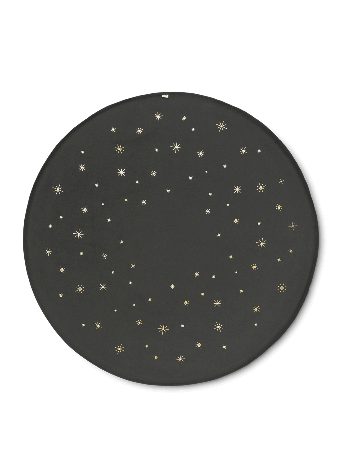 Star Christmas Tree Blanket - Dark Green/Dull Gold