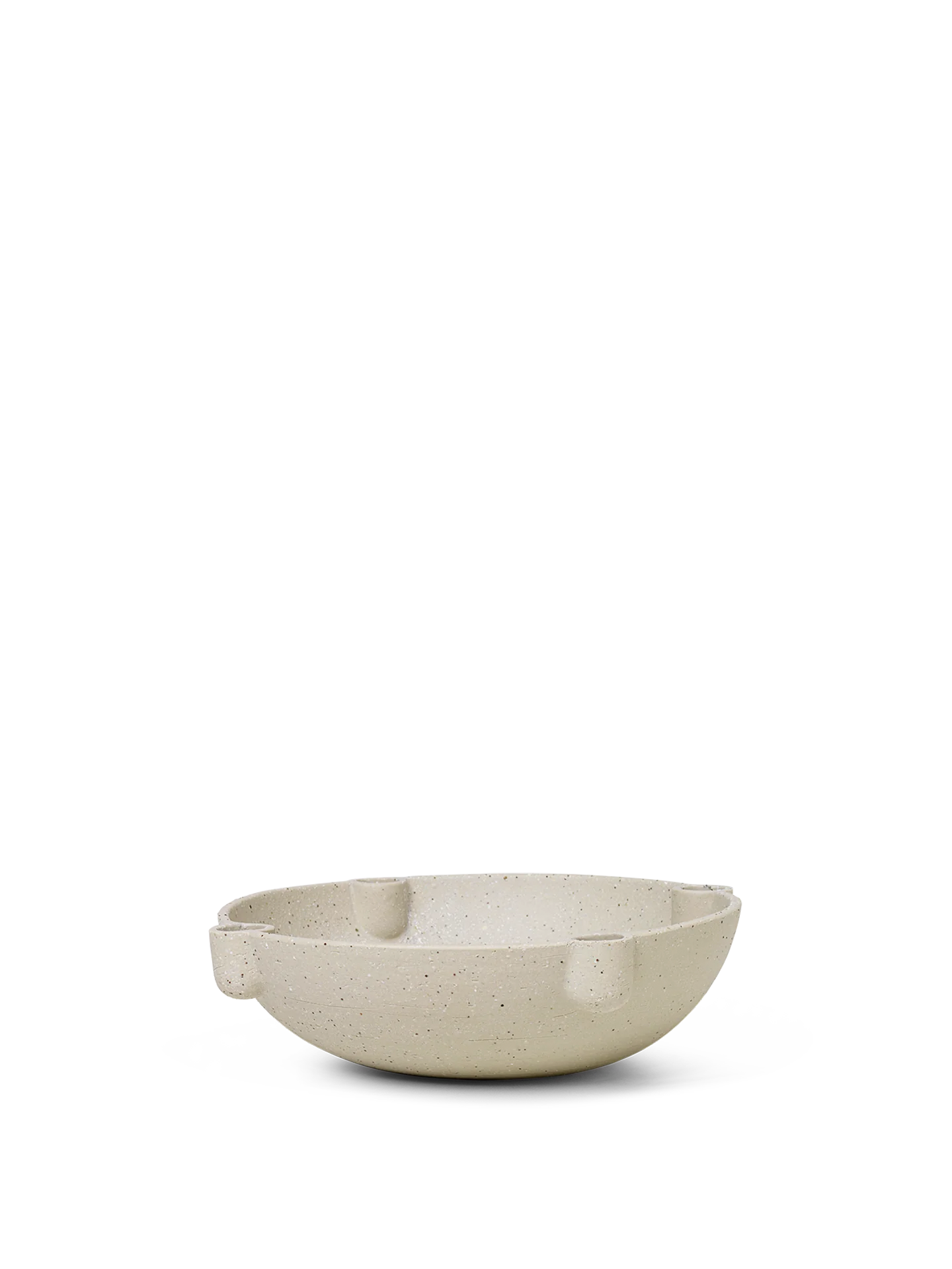 Bowl Candle Holder - Large - Ceramic - Sand