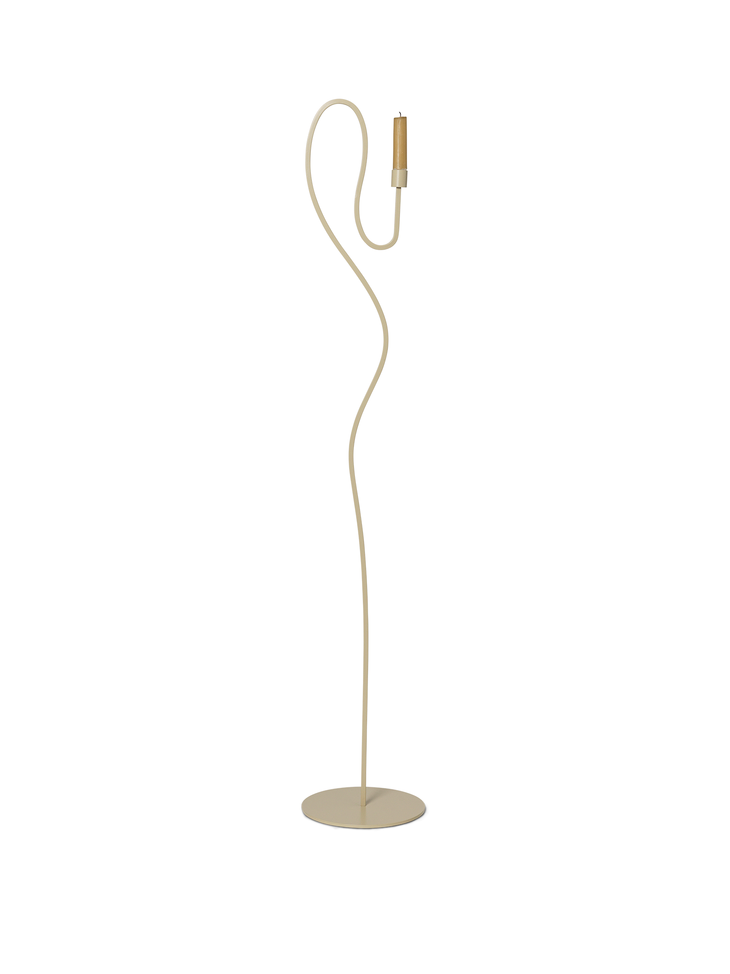 Valse Floor Candle Holder - Cashmere