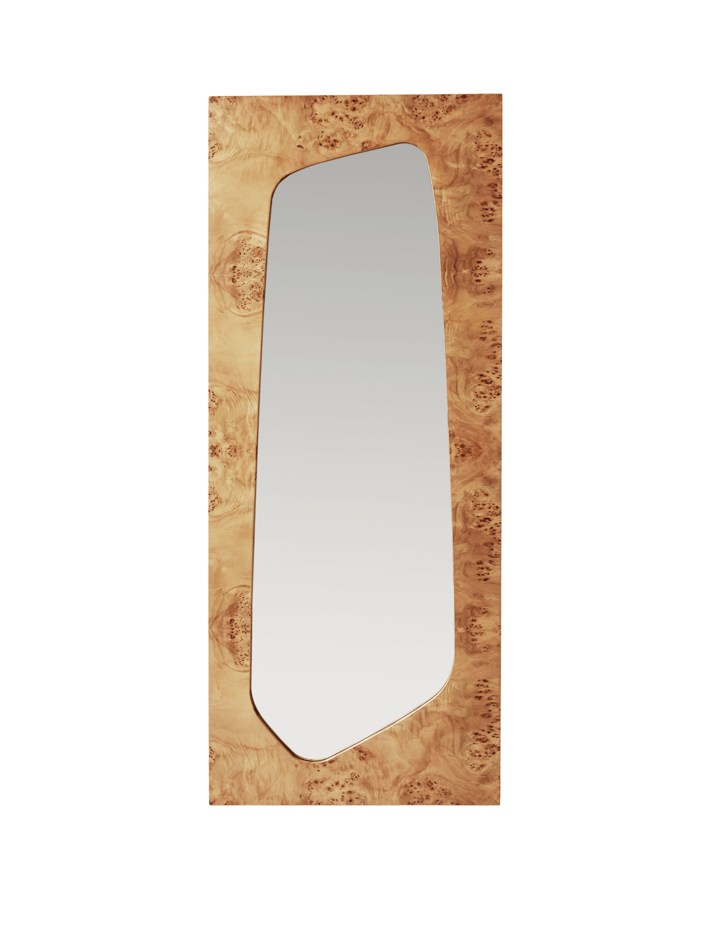 Folia Mirror - Large - Natural Burl