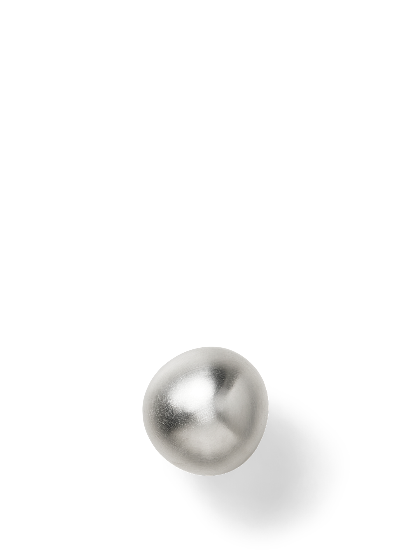 Mushroom Hook - Brushed Stainless Steel