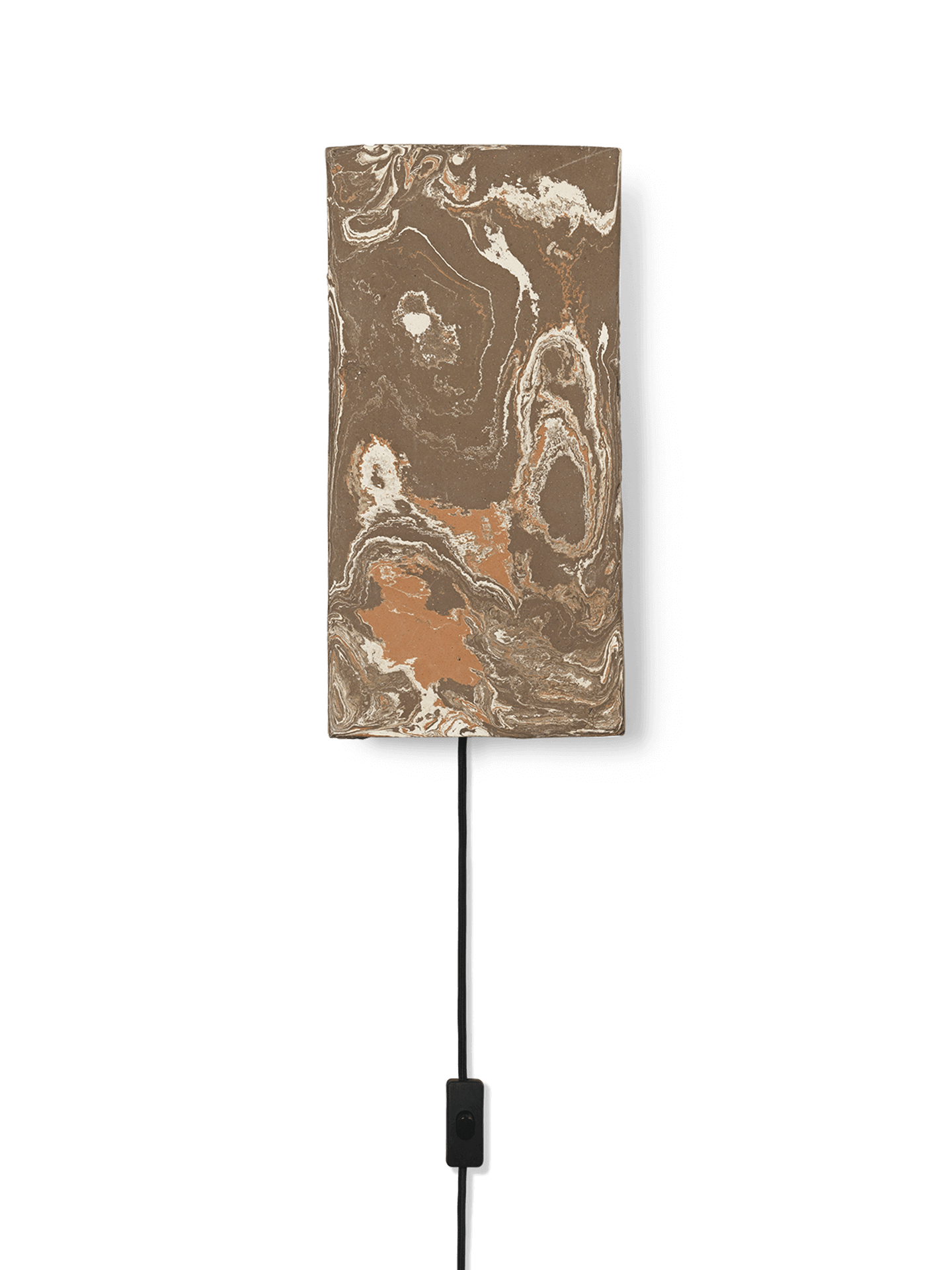 Argilla Wall Lamp - Rectangular - Marble Mocha