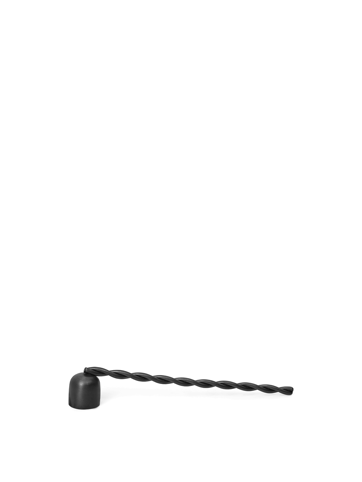 Twist Candle Snuffer - Black Brass